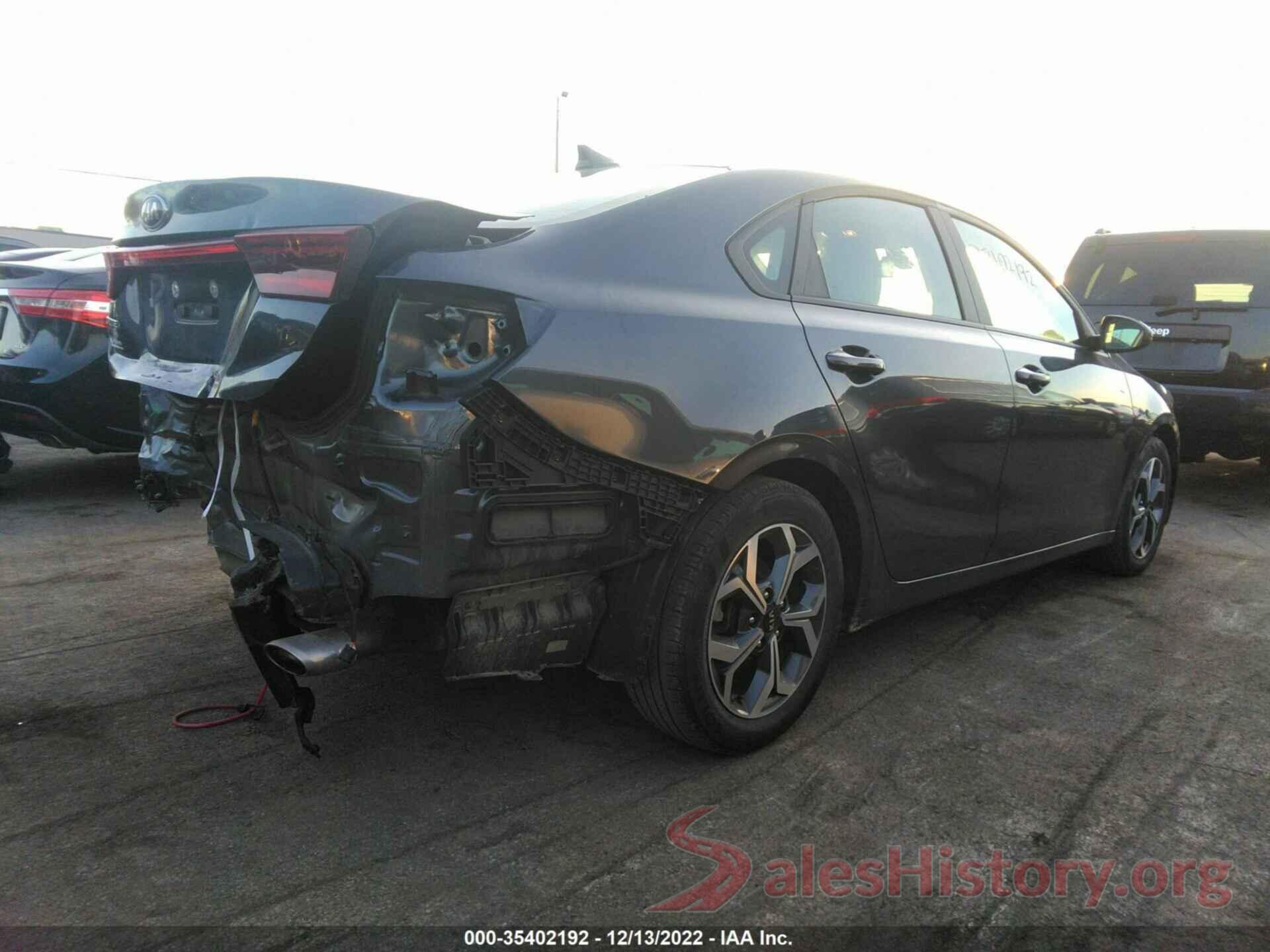 3KPF24ADXLE254856 2020 KIA FORTE