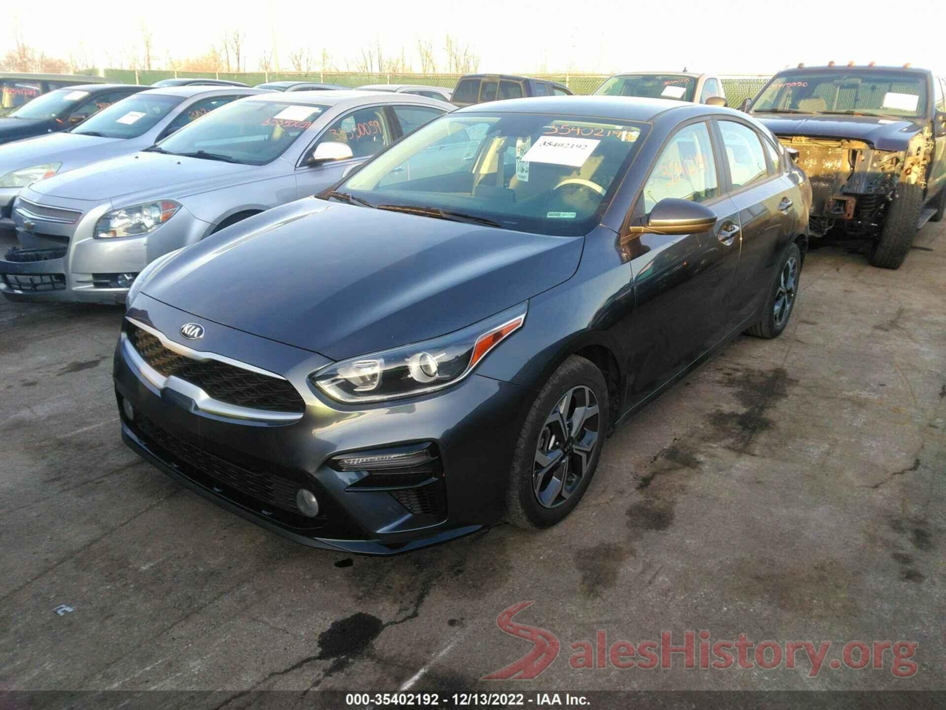 3KPF24ADXLE254856 2020 KIA FORTE