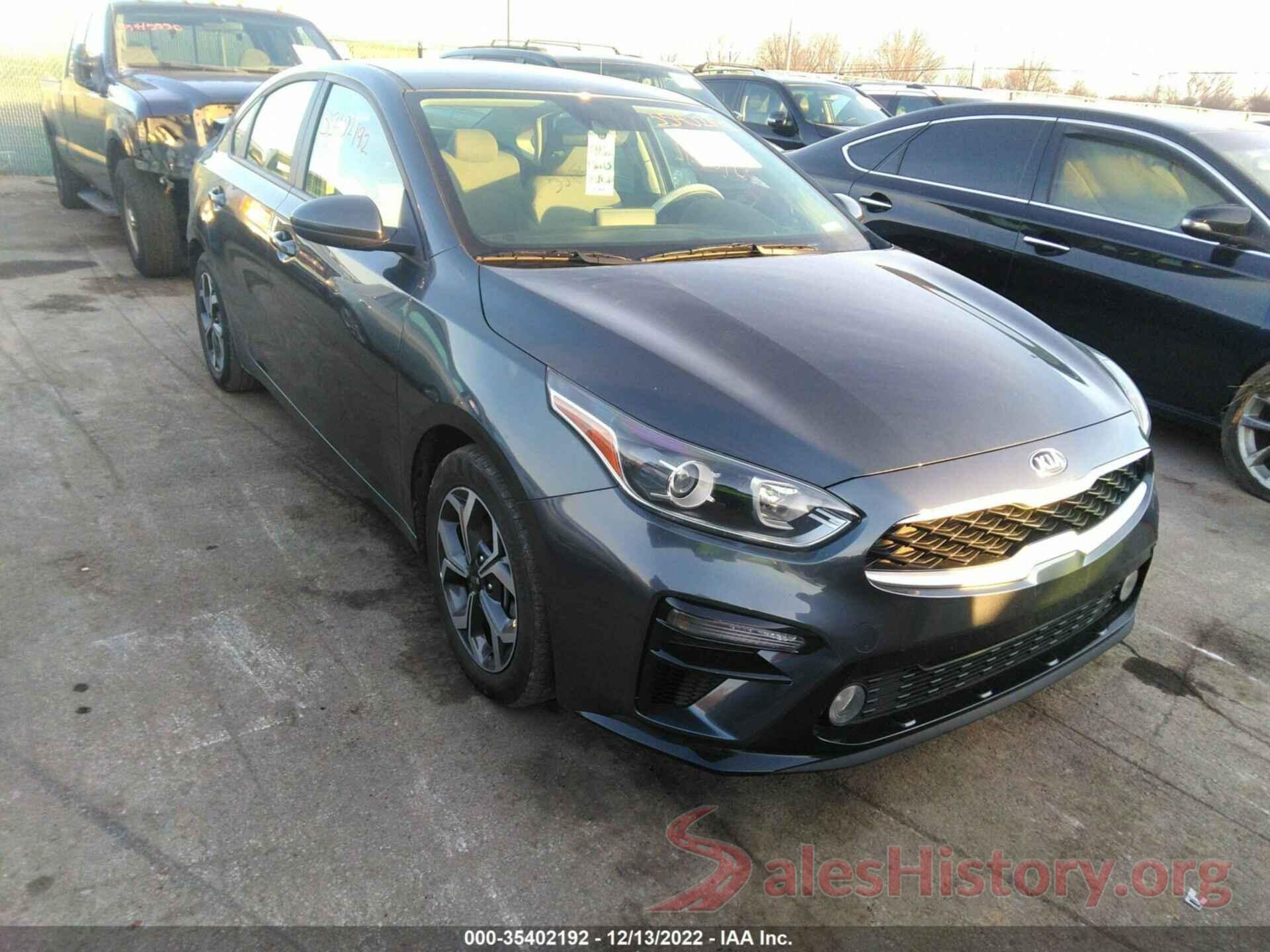 3KPF24ADXLE254856 2020 KIA FORTE