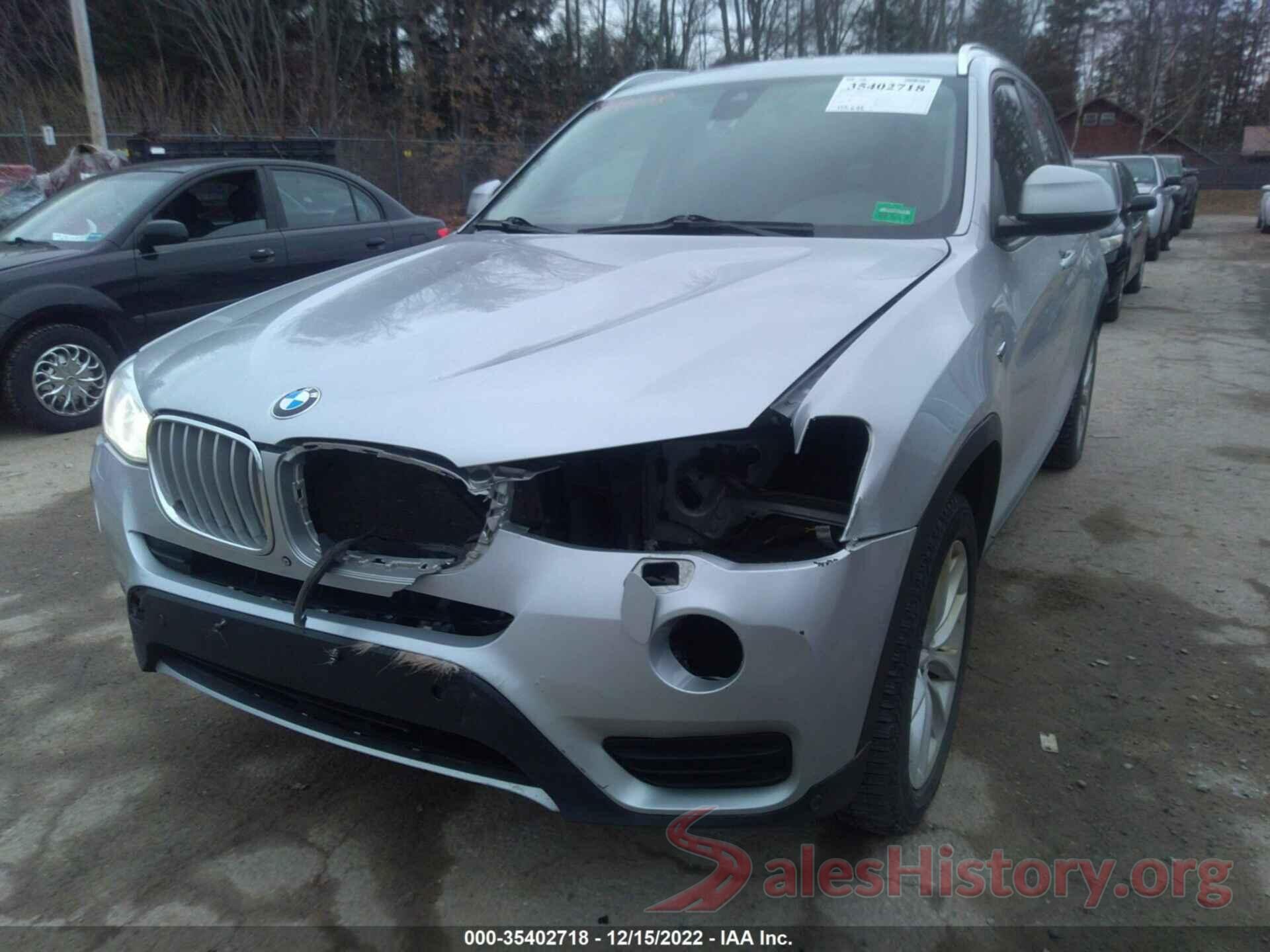 5UXWX9C5XG0D68361 2016 BMW X3