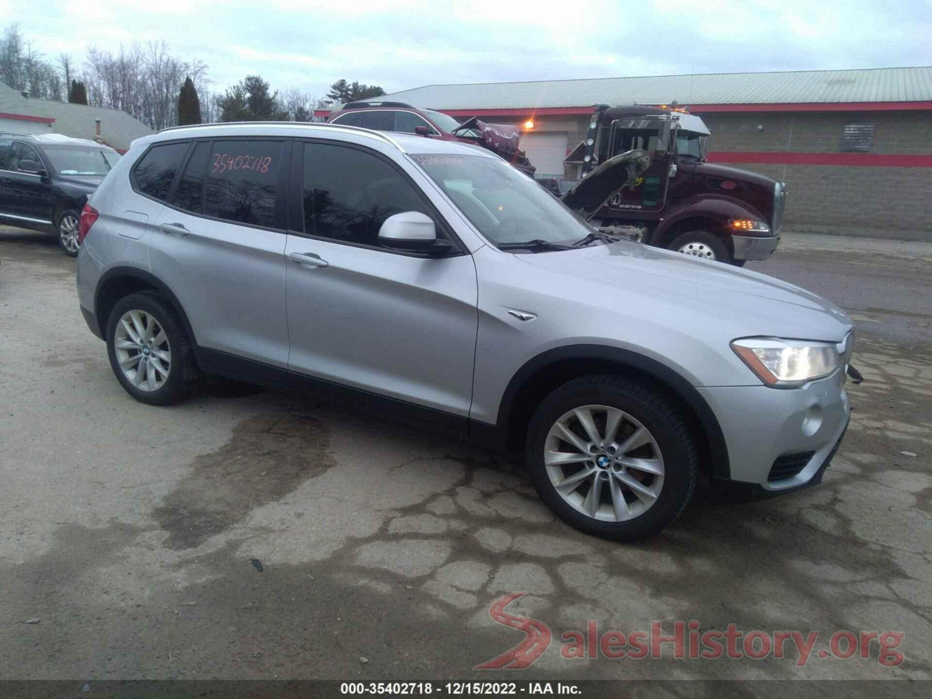 5UXWX9C5XG0D68361 2016 BMW X3