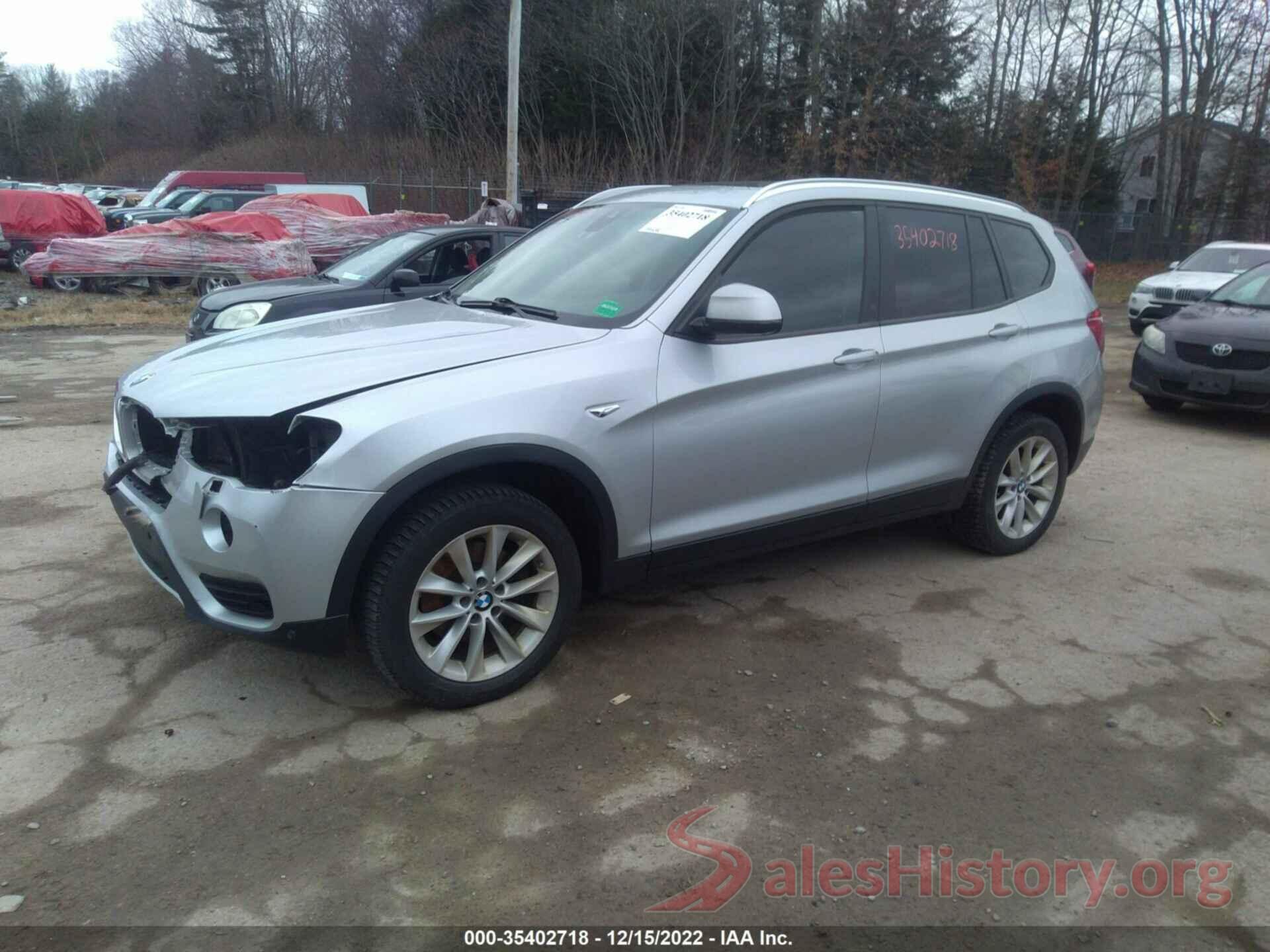 5UXWX9C5XG0D68361 2016 BMW X3