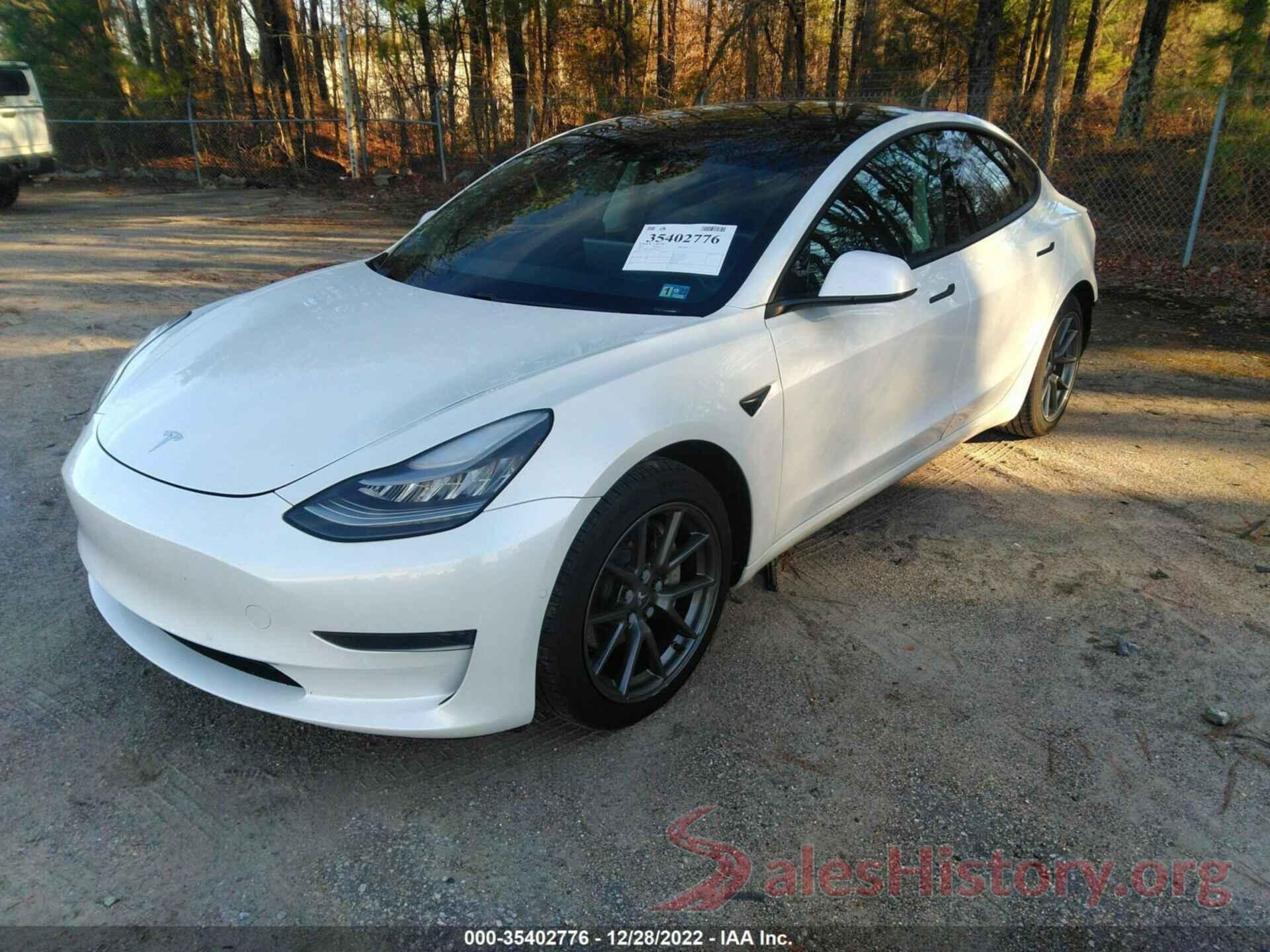 5YJ3E1EA4MF851537 2021 TESLA MODEL 3