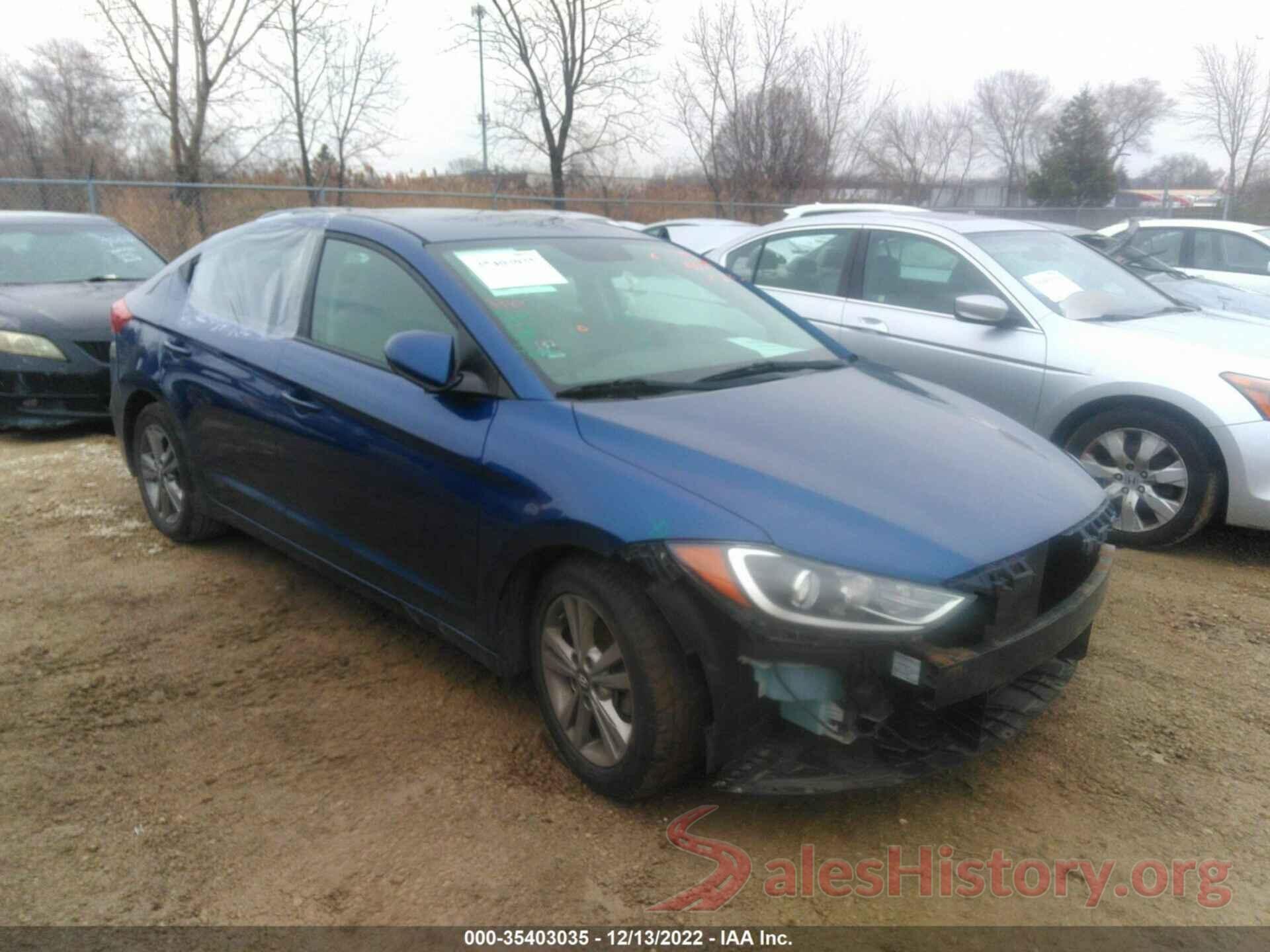 5NPD84LFXHH188767 2017 HYUNDAI ELANTRA