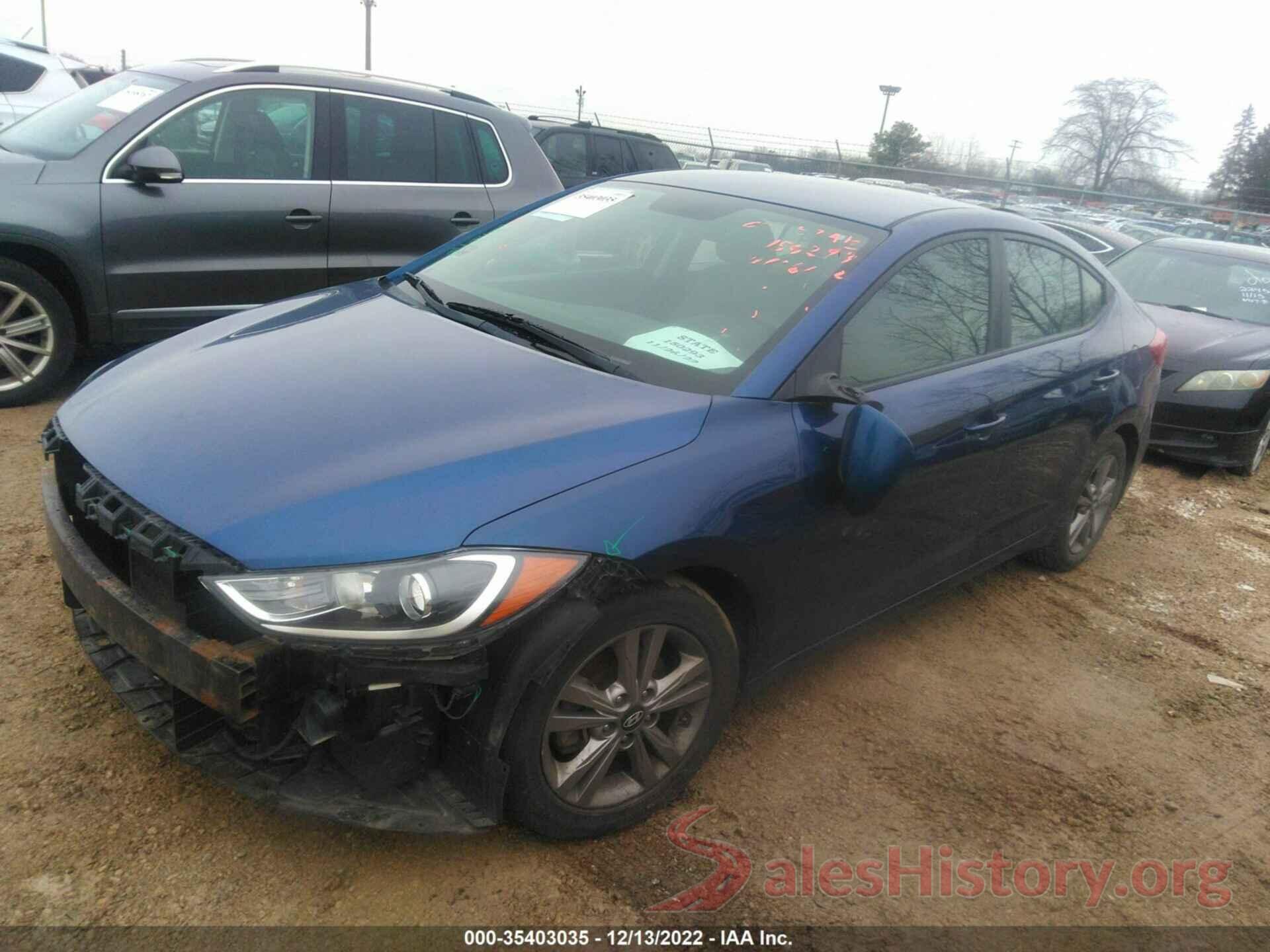 5NPD84LFXHH188767 2017 HYUNDAI ELANTRA