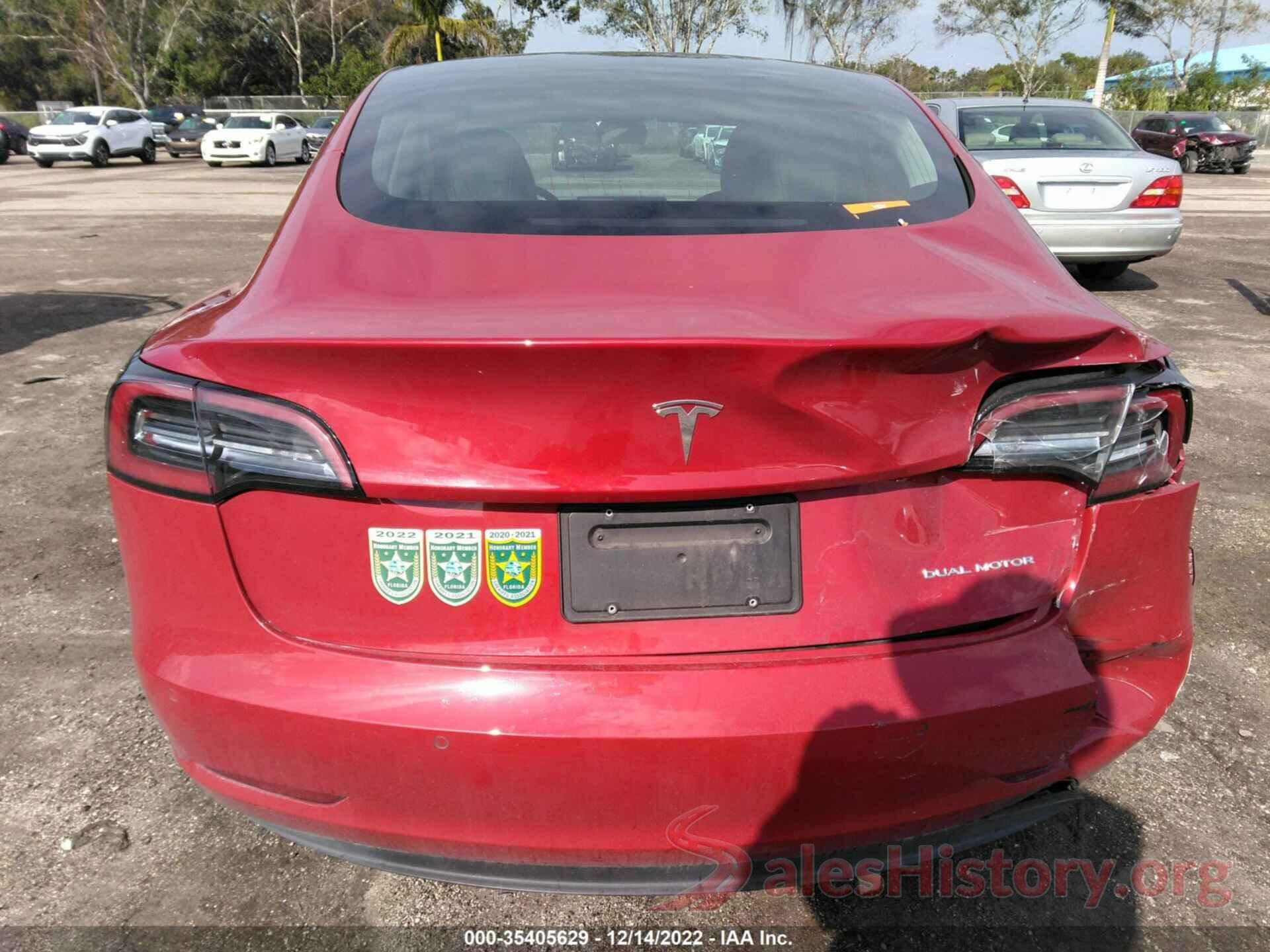 5YJ3E1EB8KF496779 2019 TESLA MODEL 3