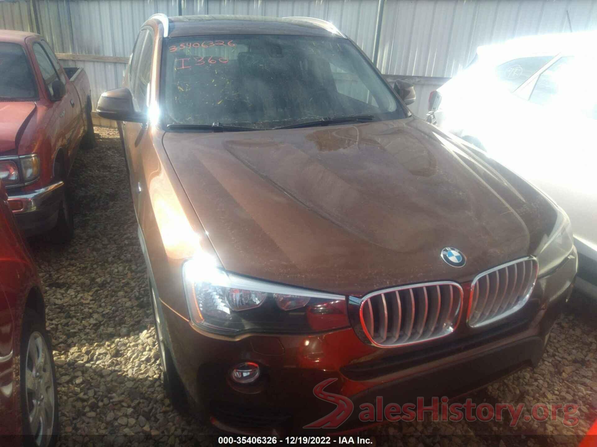 5UXWX9C36H0T21051 2017 BMW X3