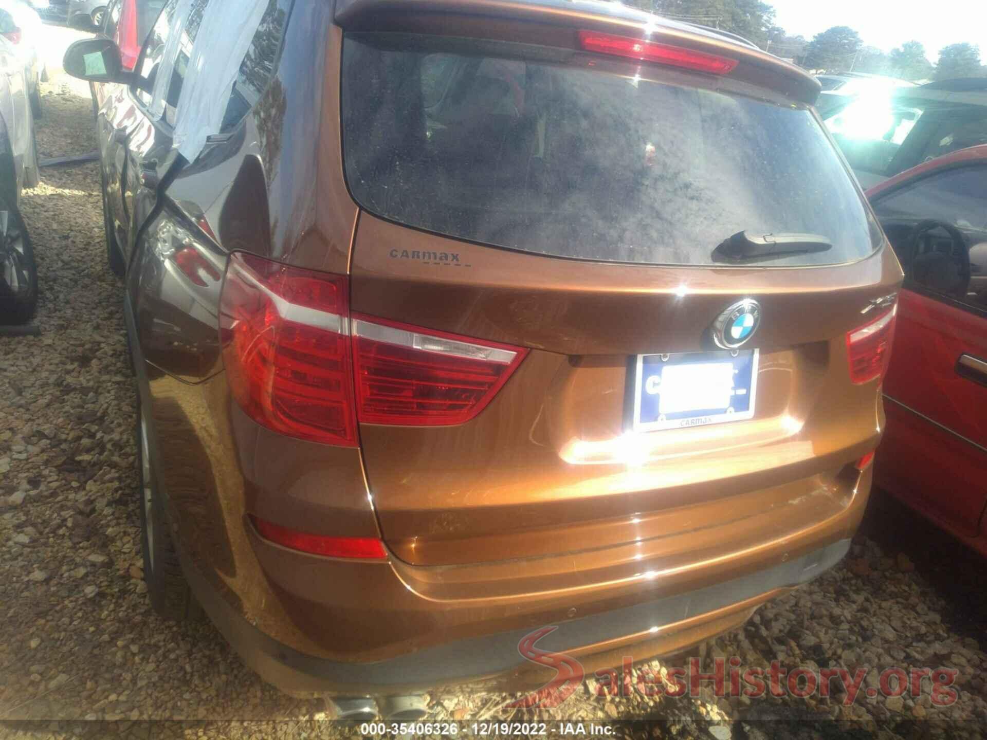 5UXWX9C36H0T21051 2017 BMW X3