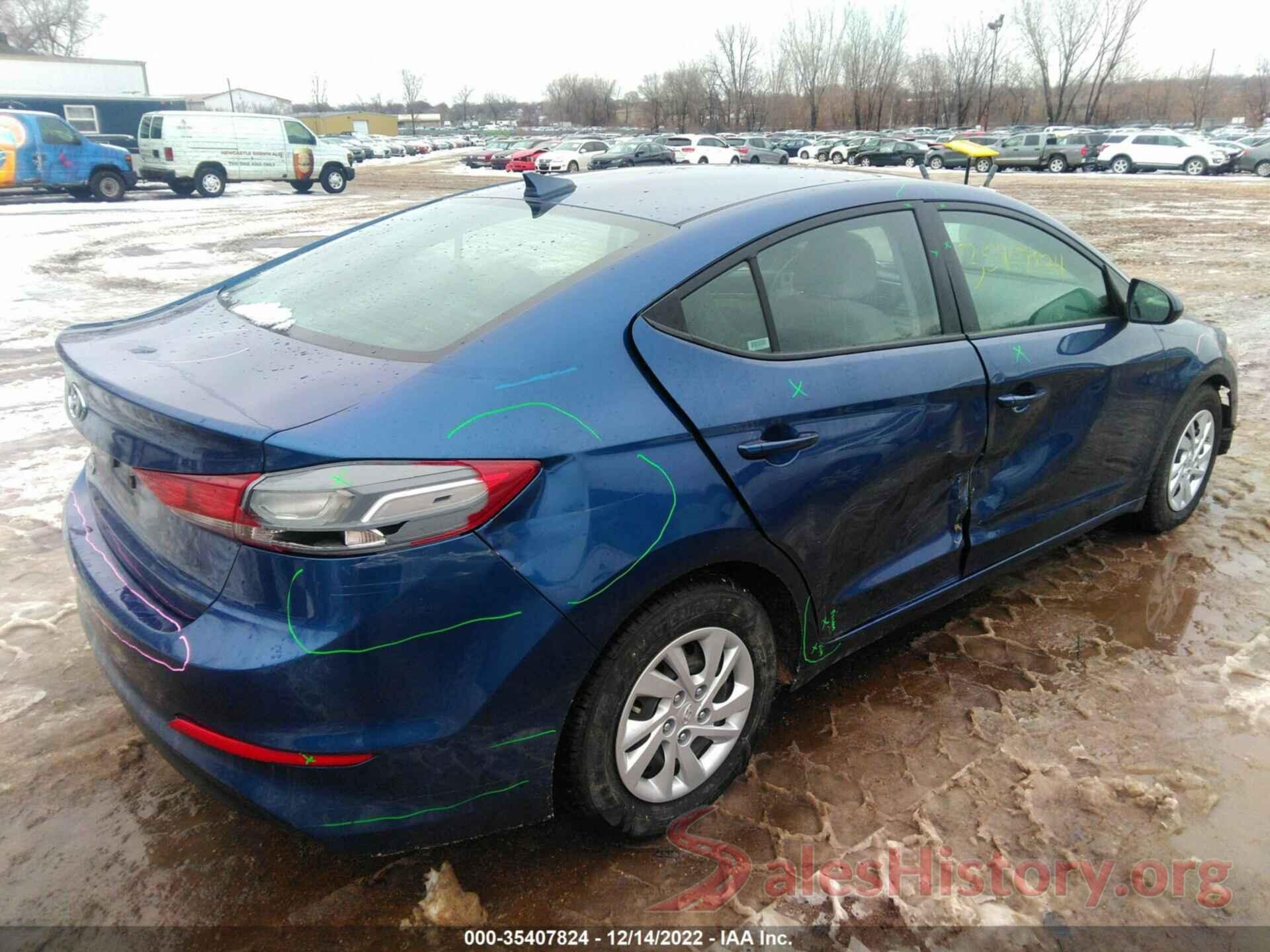 5NPD74LF1HH149939 2017 HYUNDAI ELANTRA