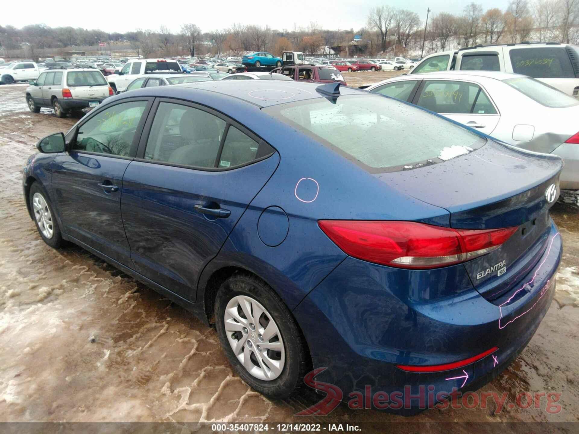 5NPD74LF1HH149939 2017 HYUNDAI ELANTRA