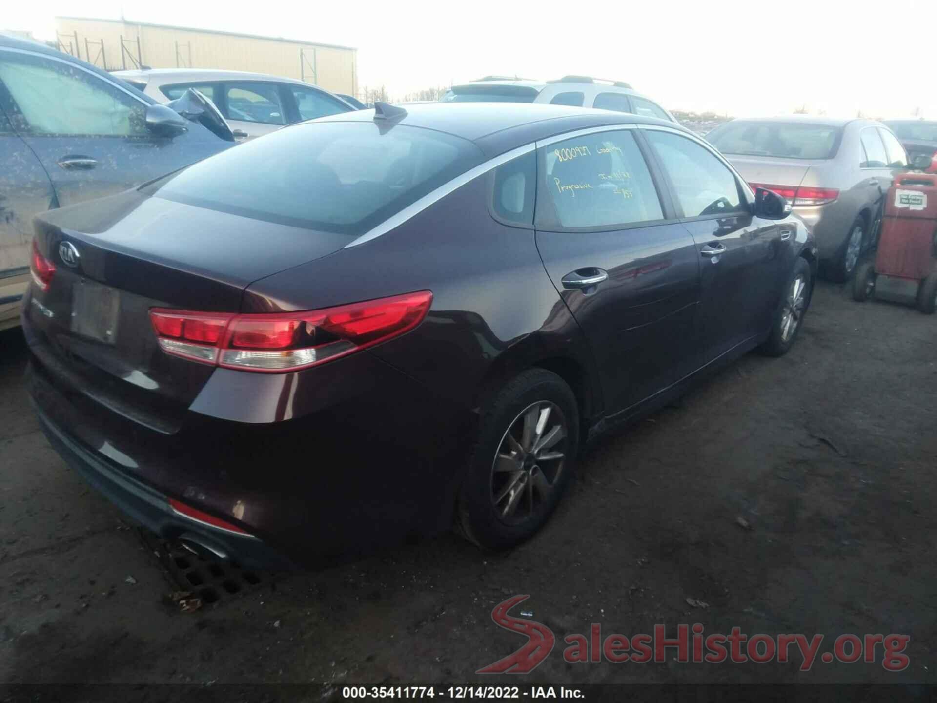 5XXGT4L33JG242459 2018 KIA OPTIMA