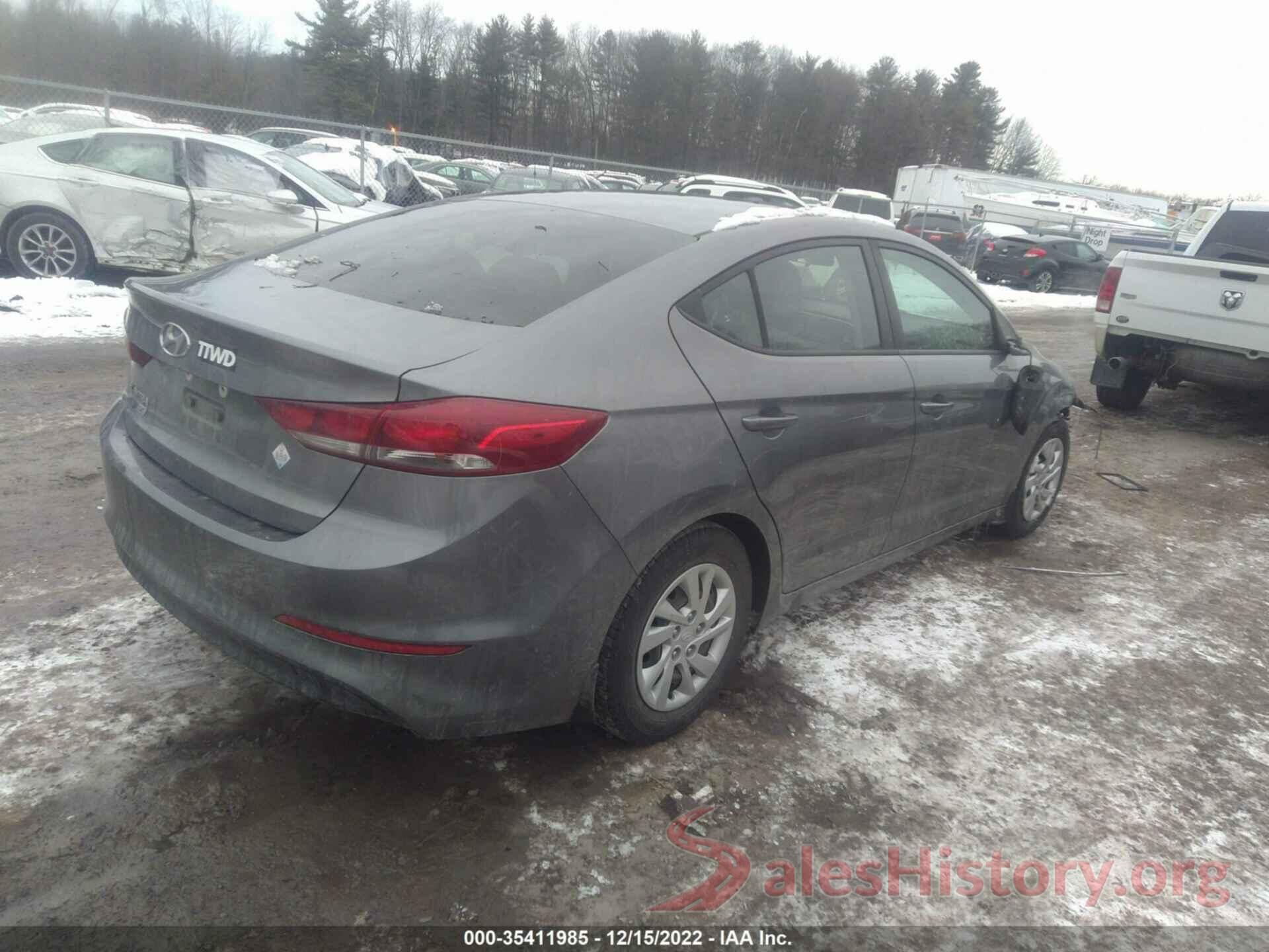 5NPD74LF5JH317961 2018 HYUNDAI ELANTRA