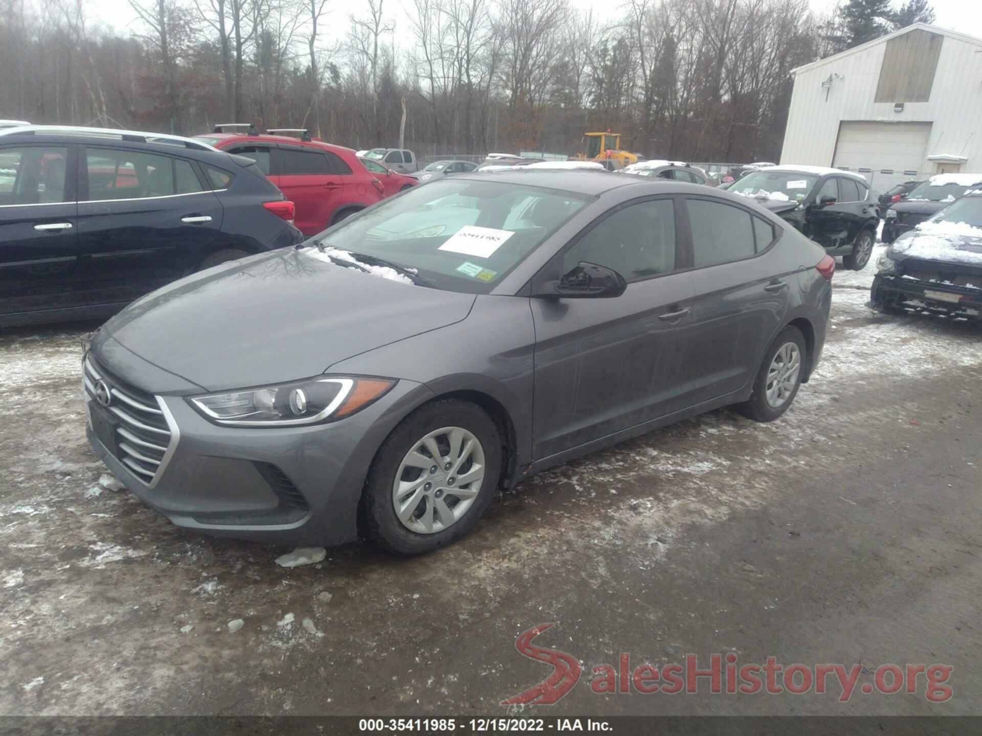 5NPD74LF5JH317961 2018 HYUNDAI ELANTRA