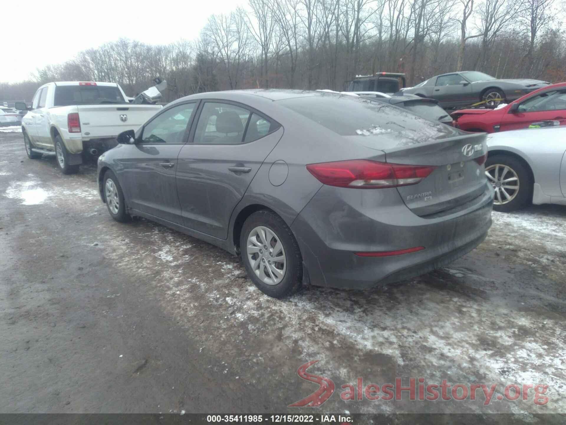 5NPD74LF5JH317961 2018 HYUNDAI ELANTRA