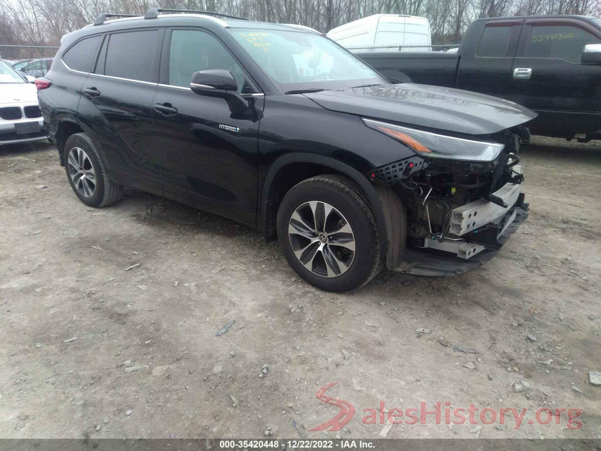 5TDGBRCH3MS522509 2021 TOYOTA HIGHLANDER