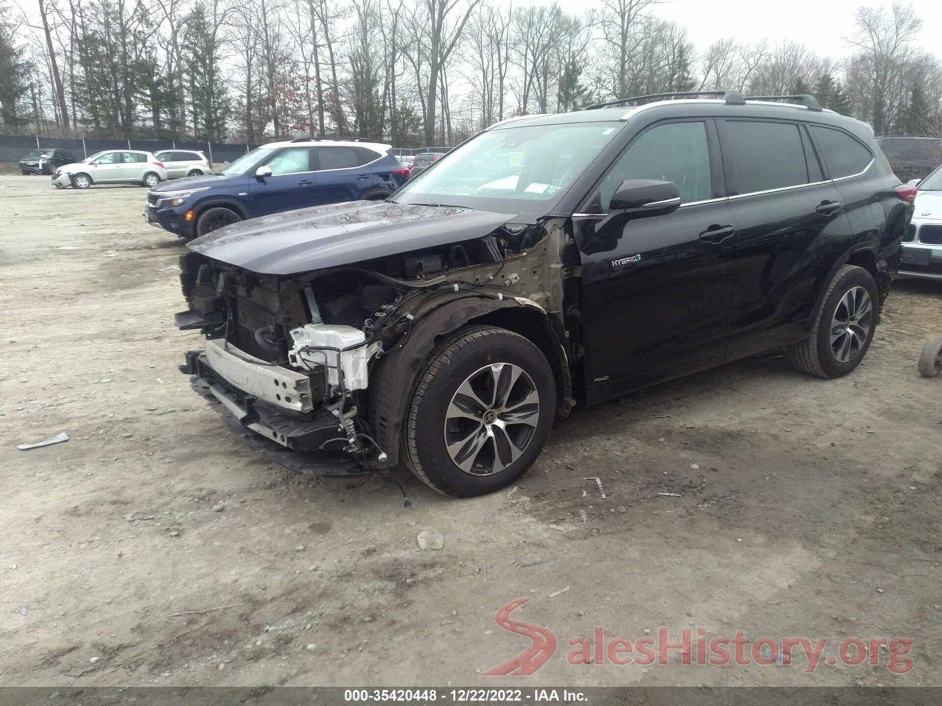 5TDGBRCH3MS522509 2021 TOYOTA HIGHLANDER