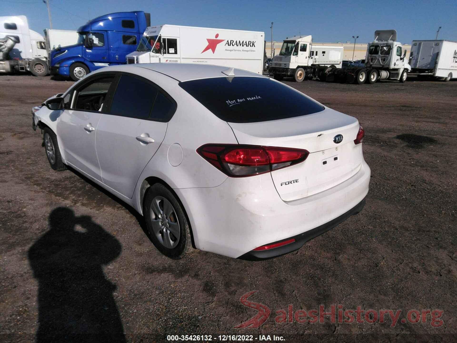 3KPFK4A76HE062500 2017 KIA FORTE