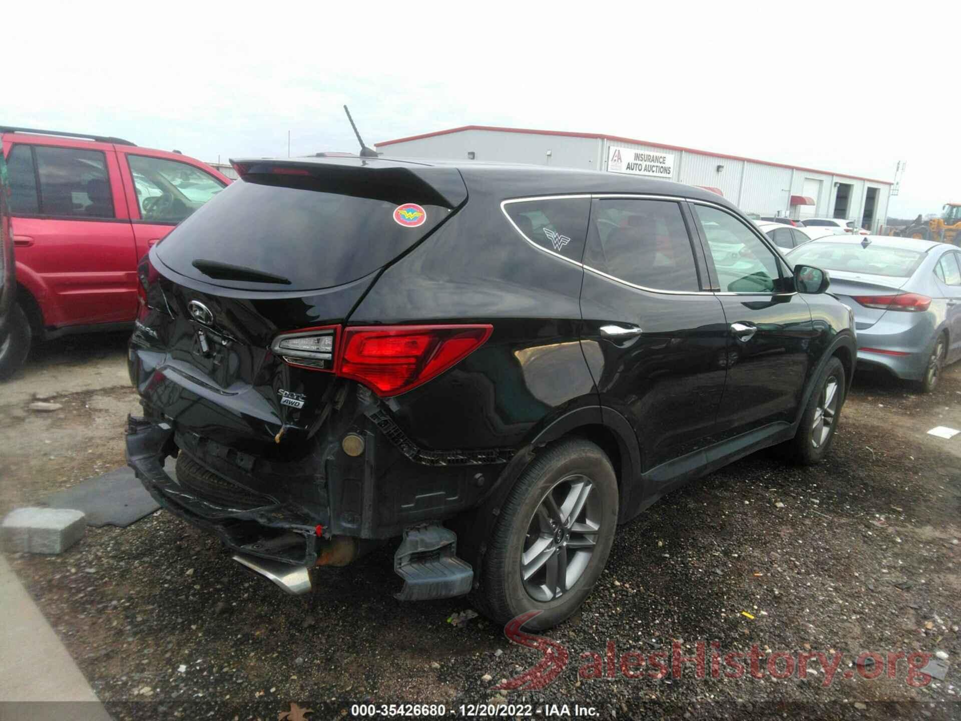 5NMZTDLB6JH093482 2018 HYUNDAI SANTA FE SPORT