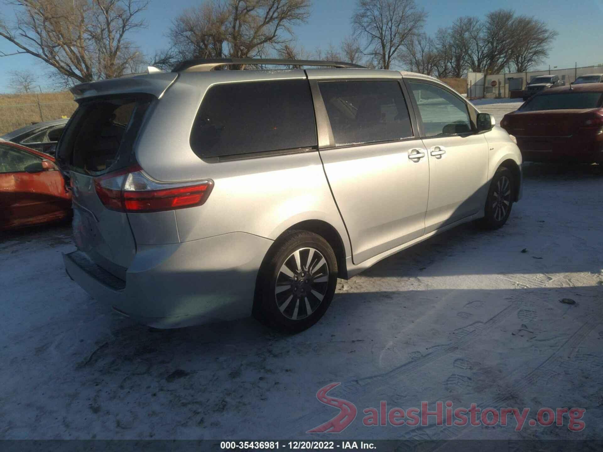 5TDJZ3DC1KS221414 2019 TOYOTA SIENNA