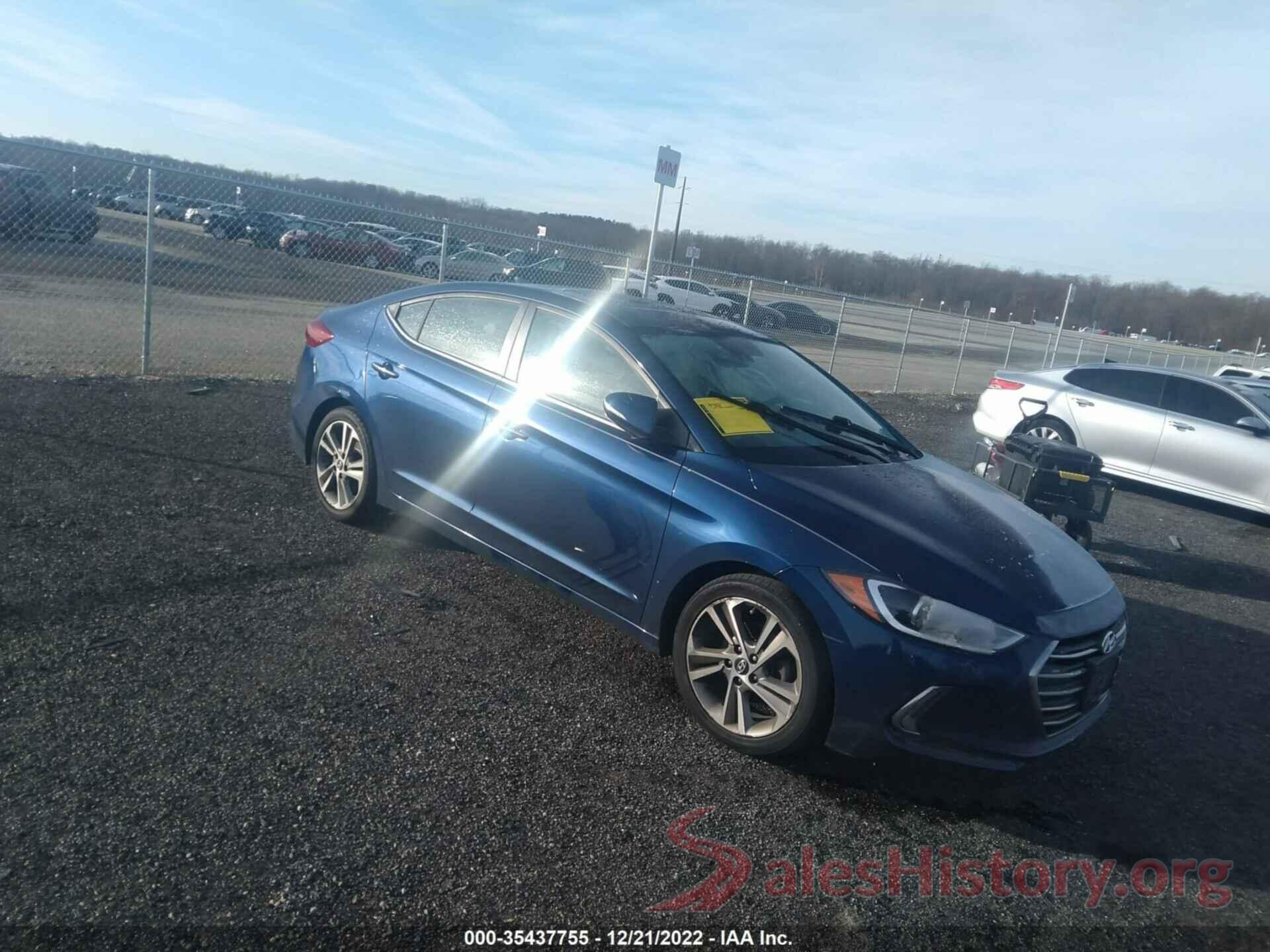 5NPD84LF2HH035414 2017 HYUNDAI ELANTRA