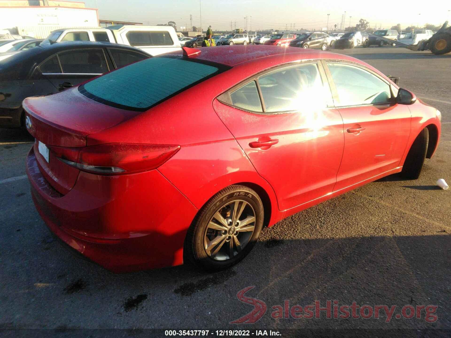 5NPD84LF0JH293453 2018 HYUNDAI ELANTRA