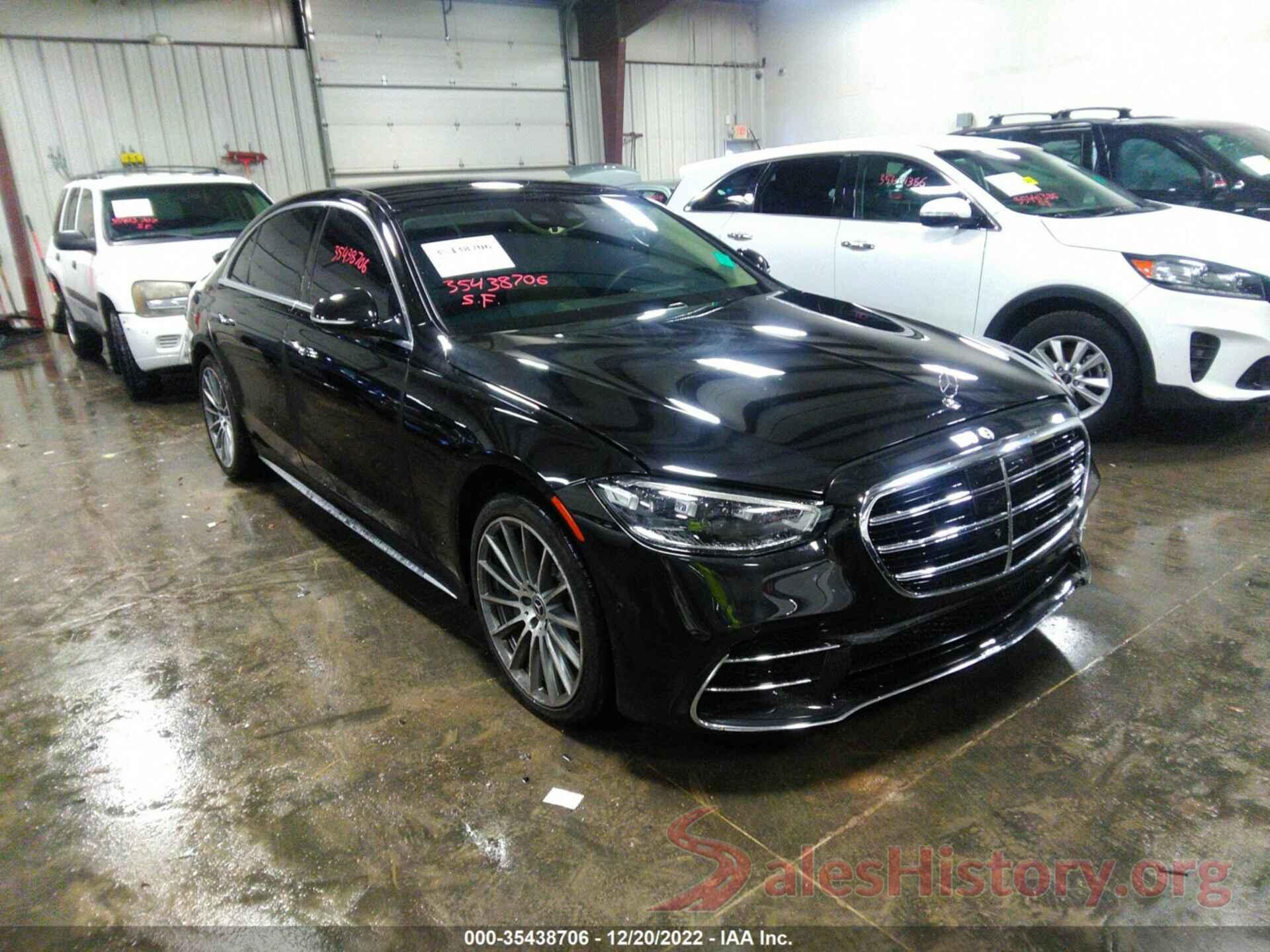 W1K6G7GB1MA043029 2021 MERCEDES-BENZ S-CLASS