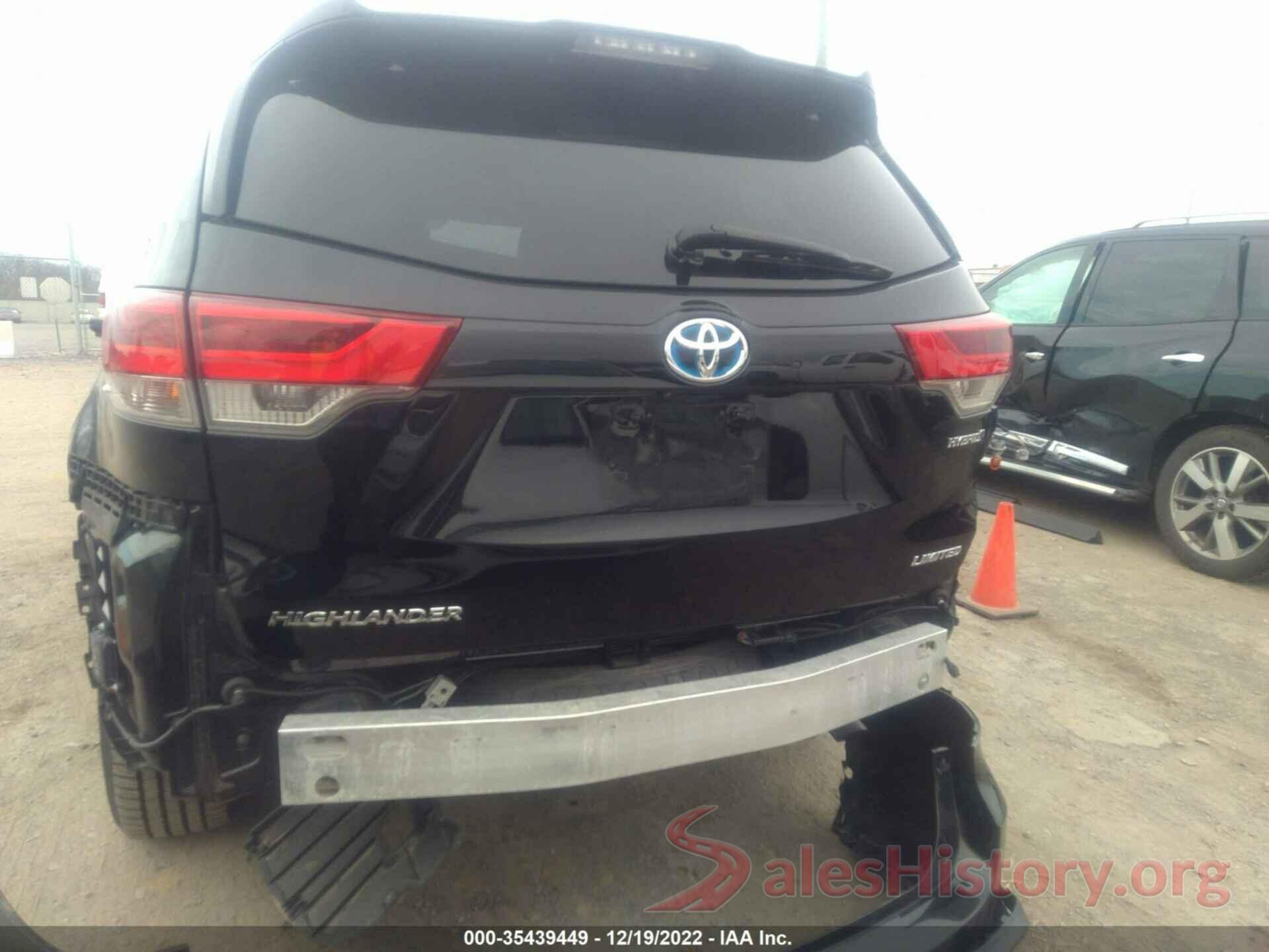 5TDDGRFH3KS061826 2019 TOYOTA HIGHLANDER