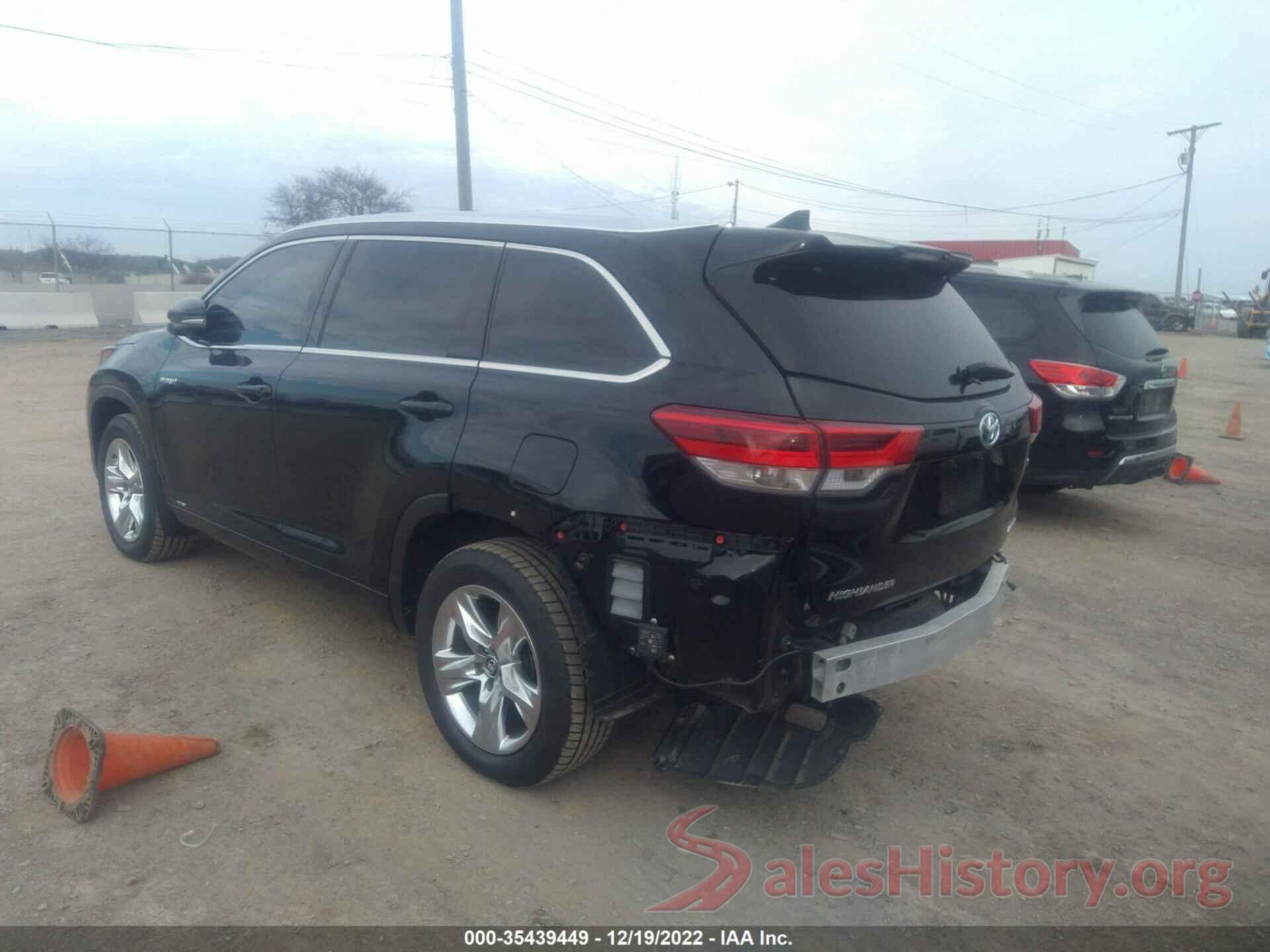 5TDDGRFH3KS061826 2019 TOYOTA HIGHLANDER