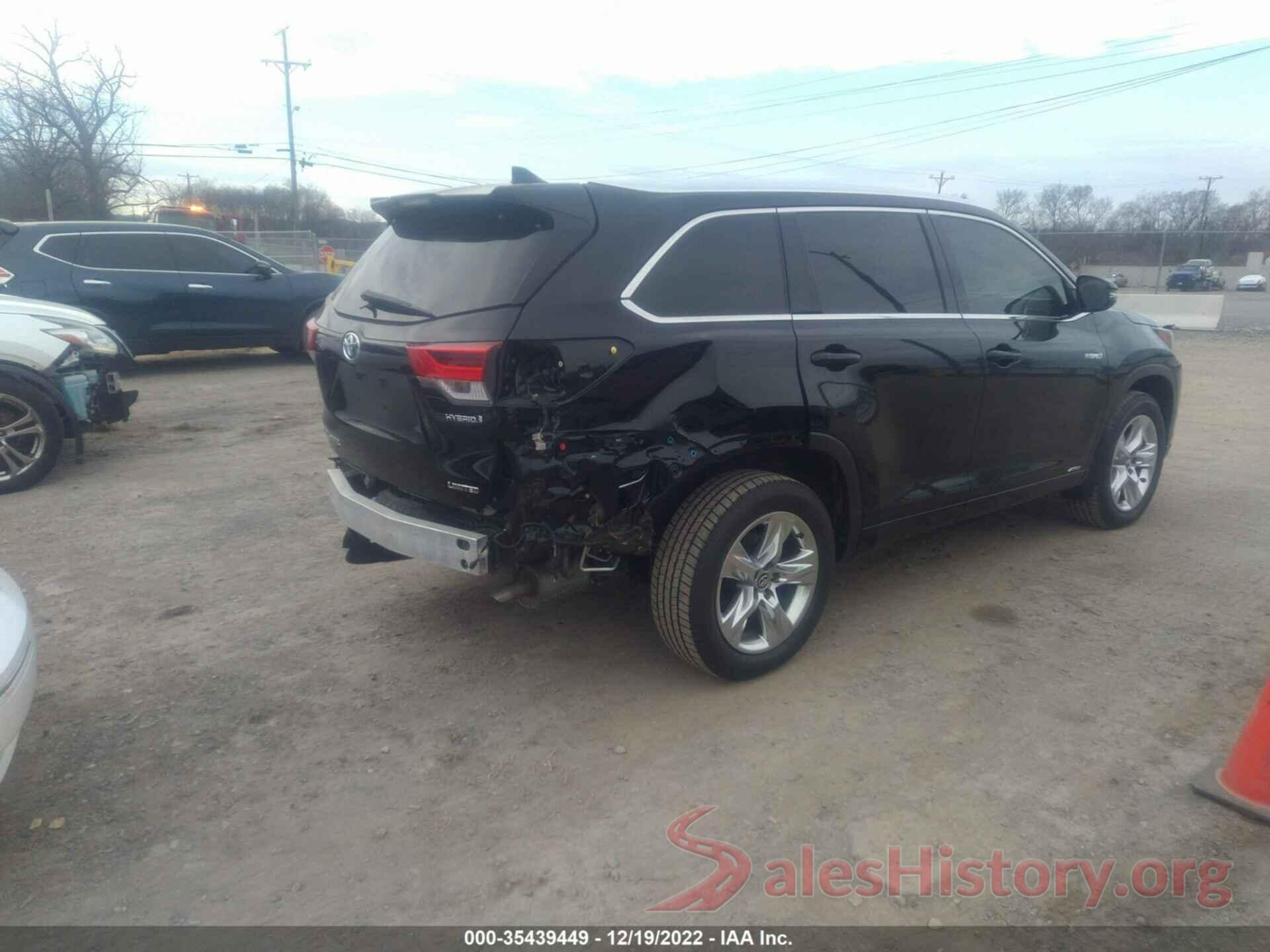 5TDDGRFH3KS061826 2019 TOYOTA HIGHLANDER