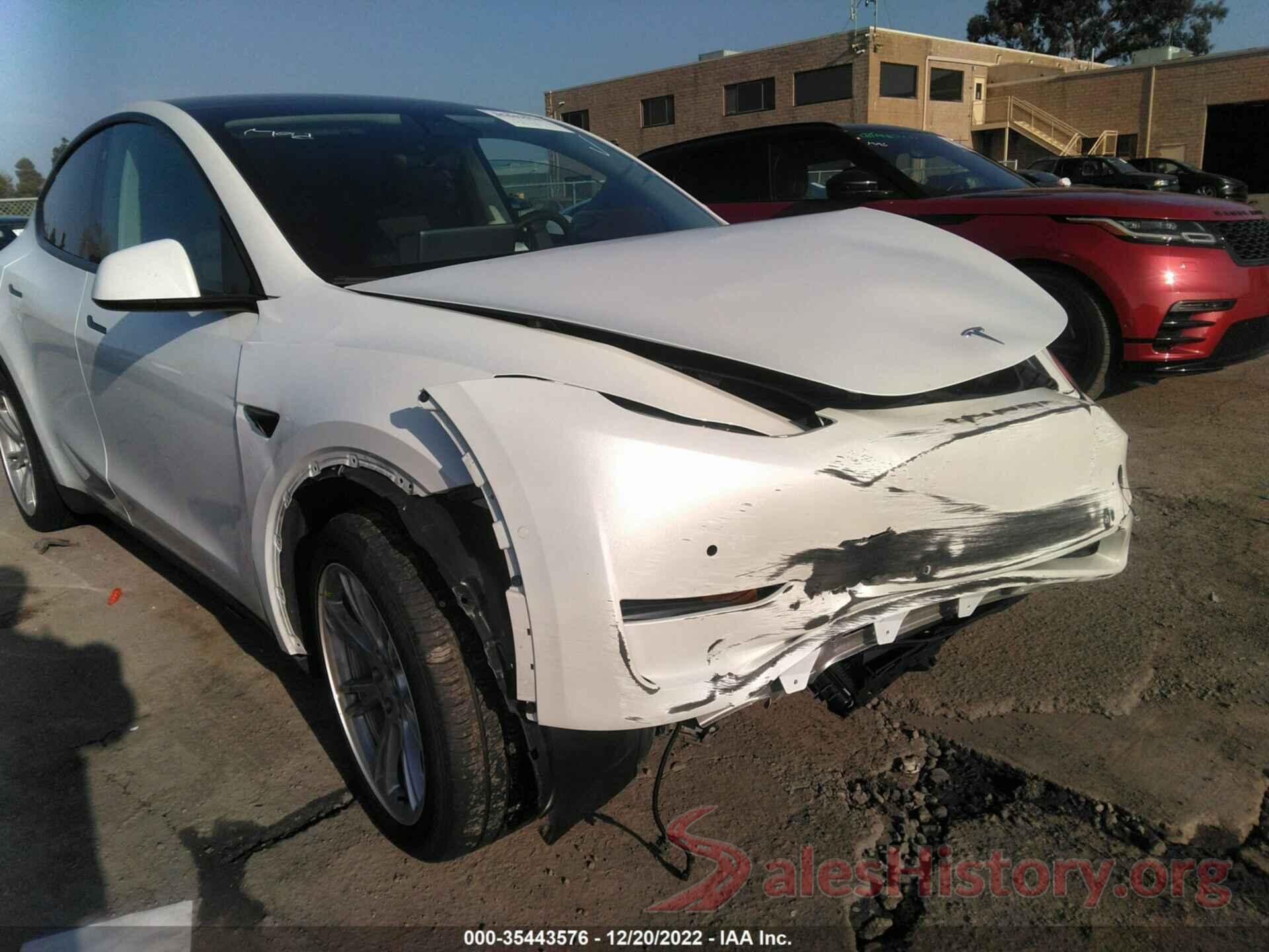 7SAYGDEE2NF338313 2022 TESLA MODEL Y