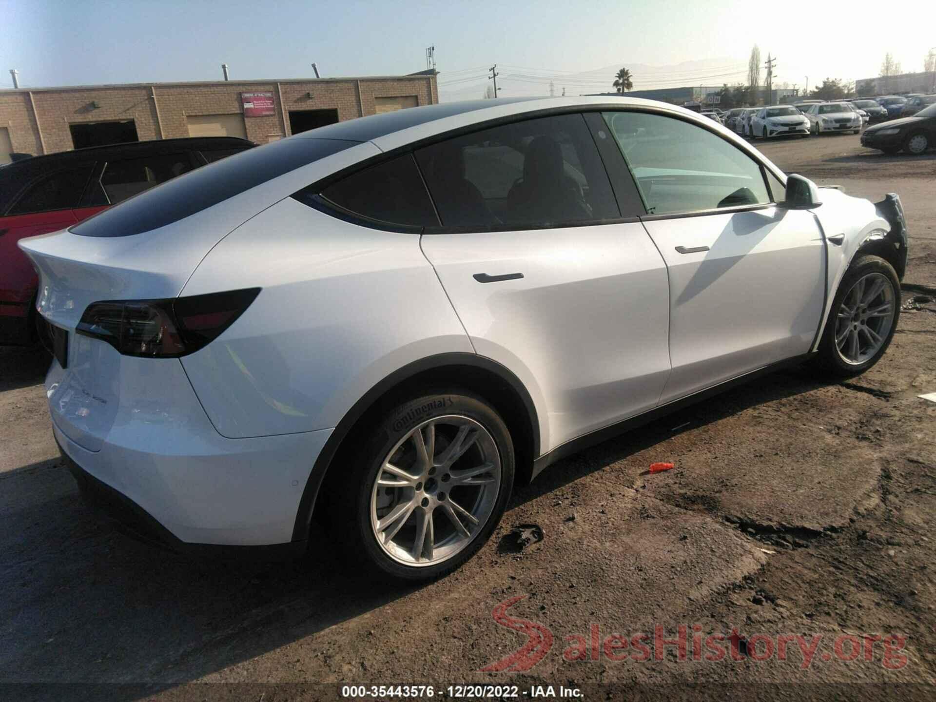 7SAYGDEE2NF338313 2022 TESLA MODEL Y