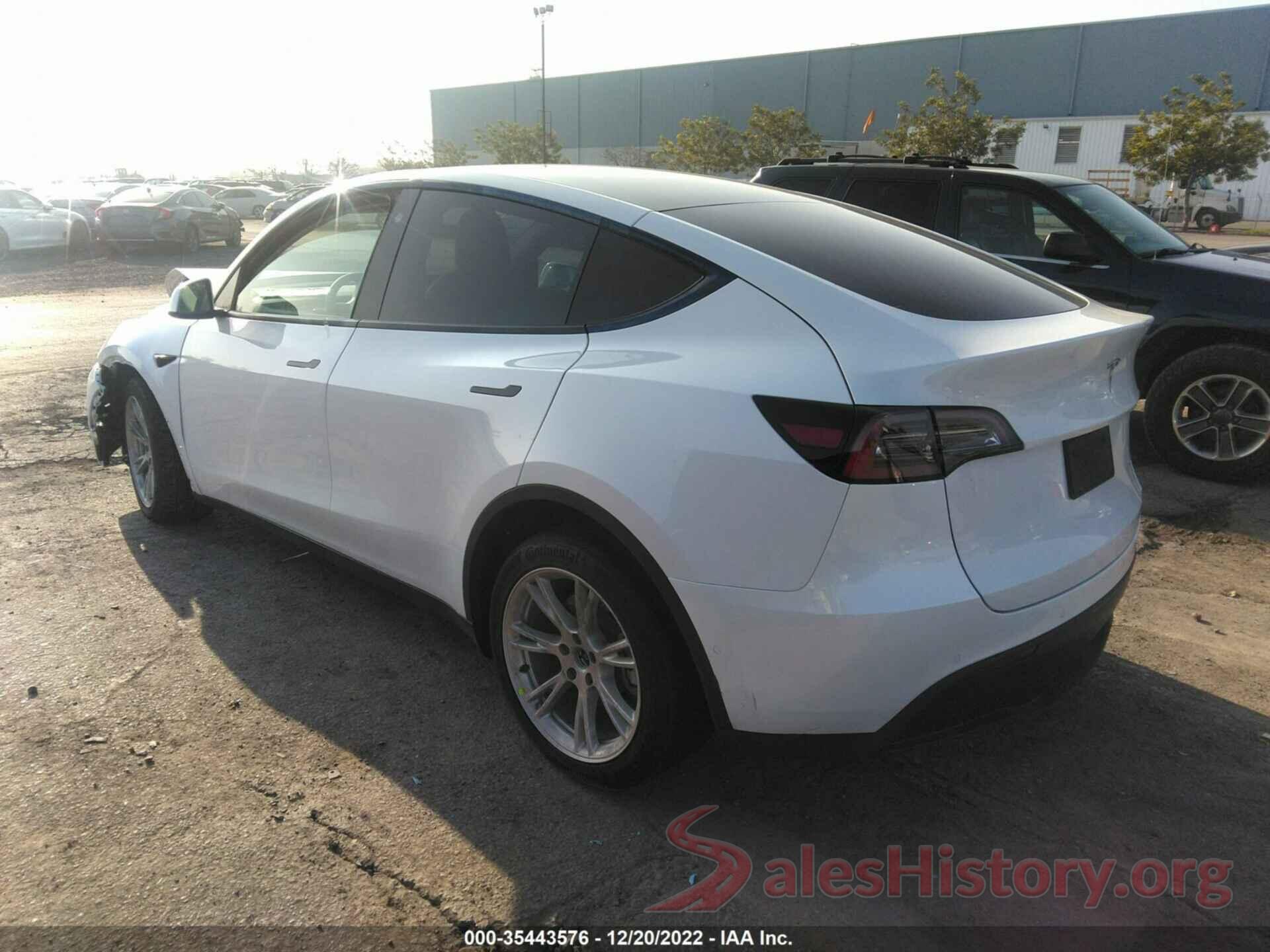 7SAYGDEE2NF338313 2022 TESLA MODEL Y