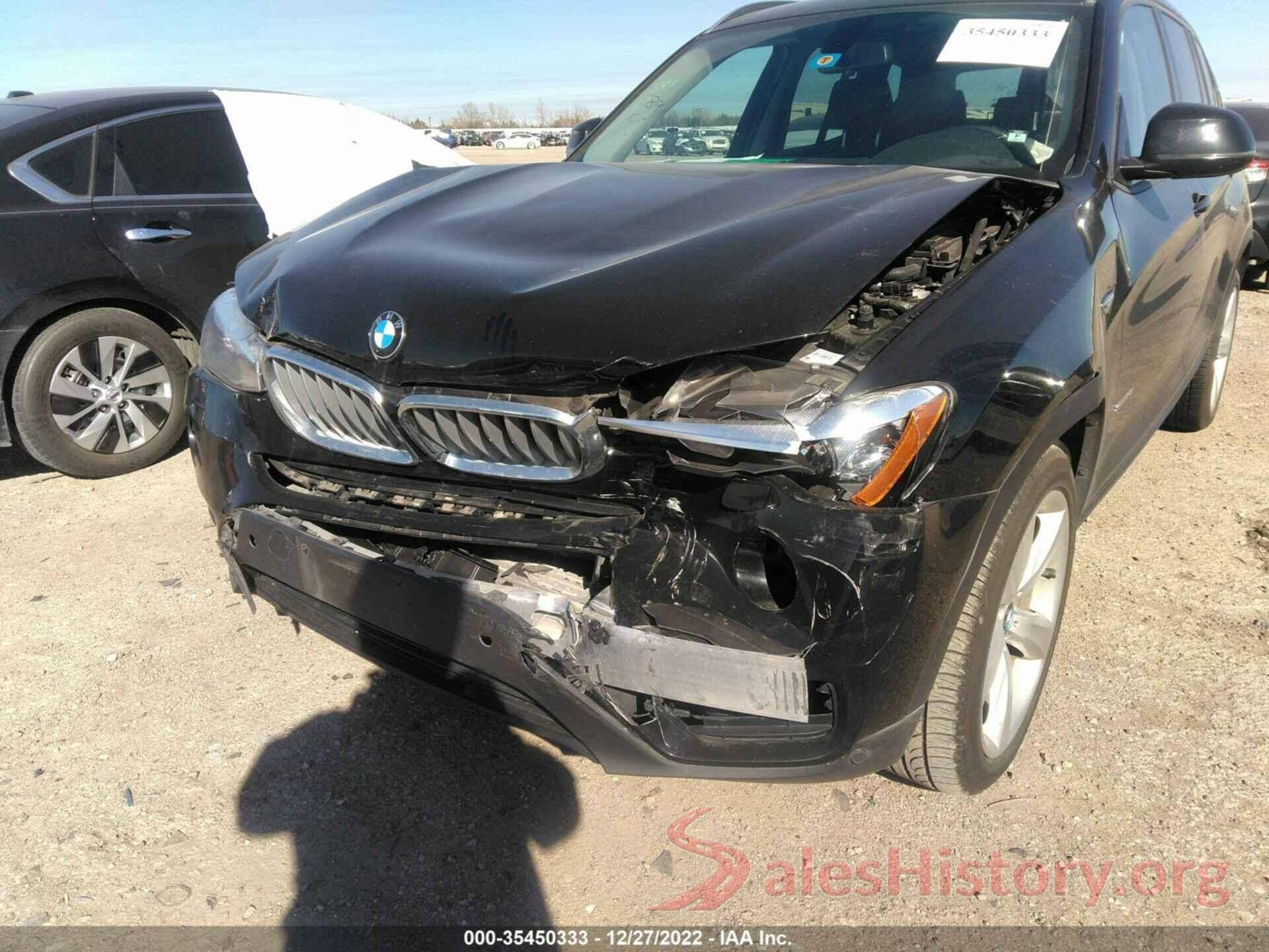 5UXWZ7C35H0X41978 2017 BMW X3