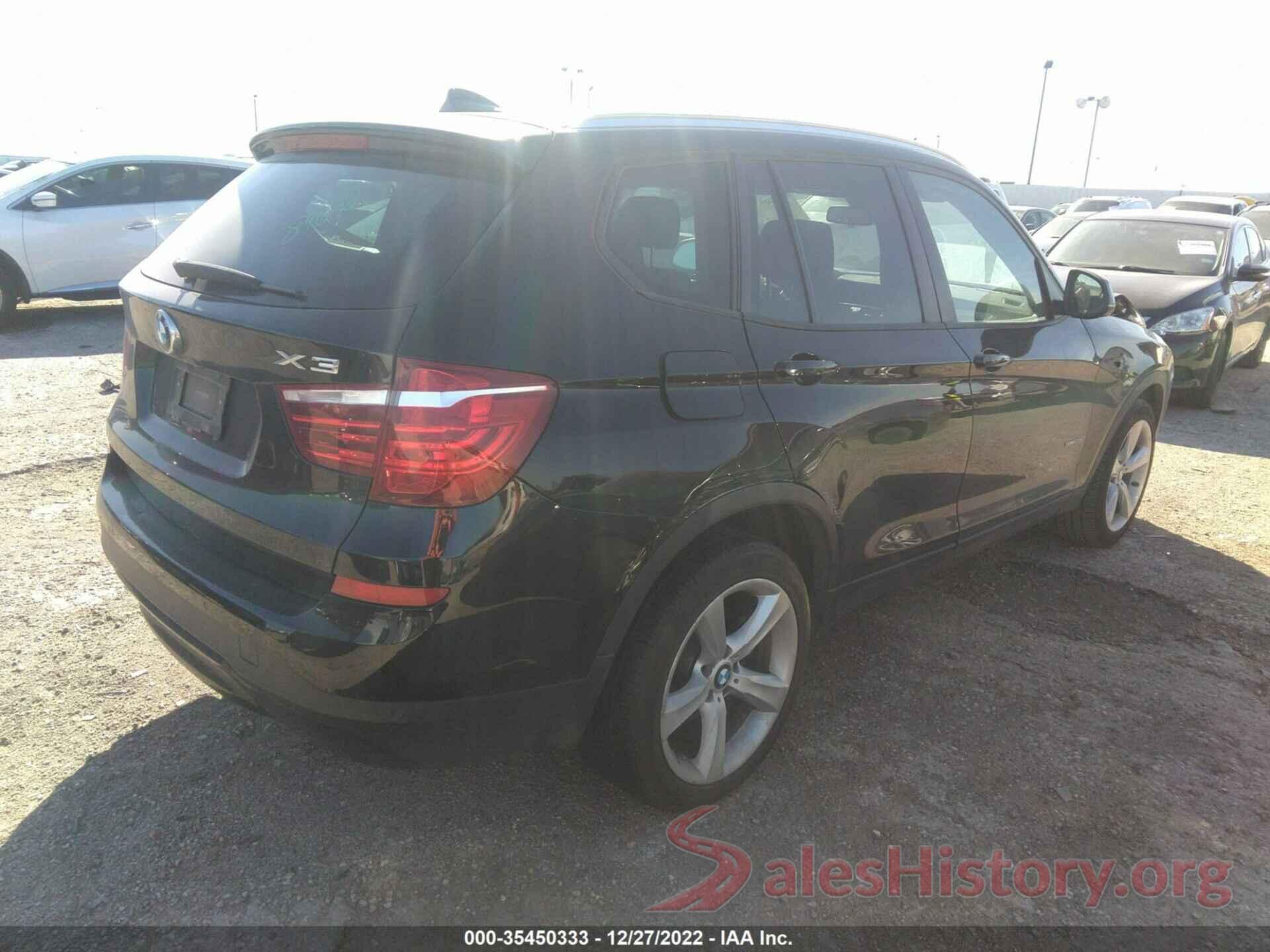 5UXWZ7C35H0X41978 2017 BMW X3