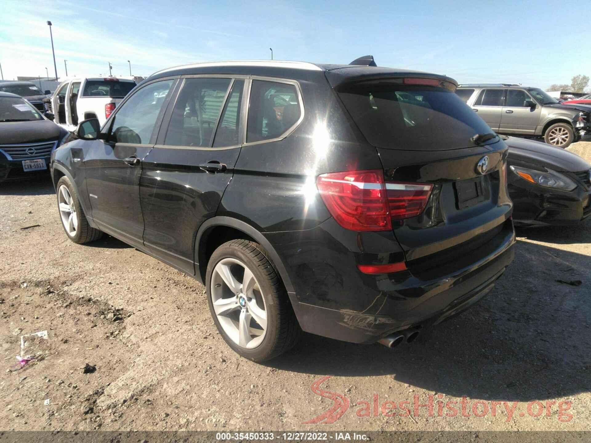 5UXWZ7C35H0X41978 2017 BMW X3