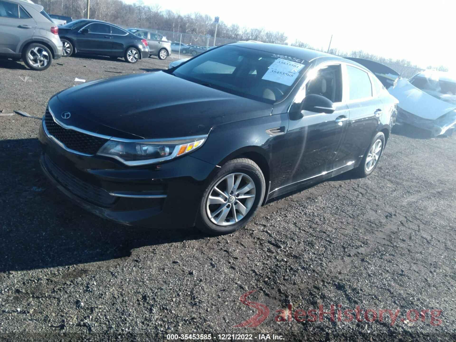 5XXGT4L30GG086311 2016 KIA OPTIMA