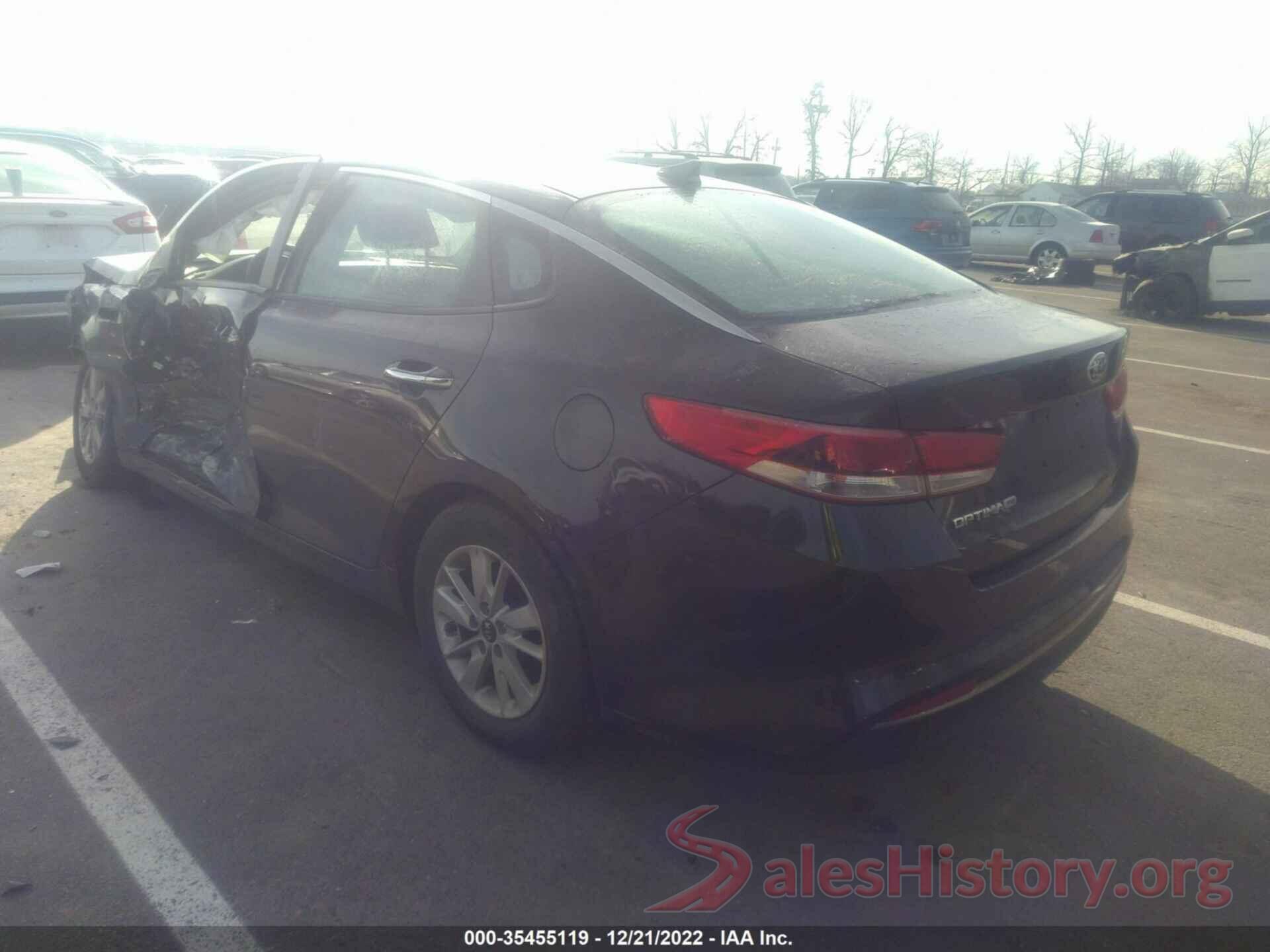 KNAGT4L37J5235435 2018 KIA OPTIMA