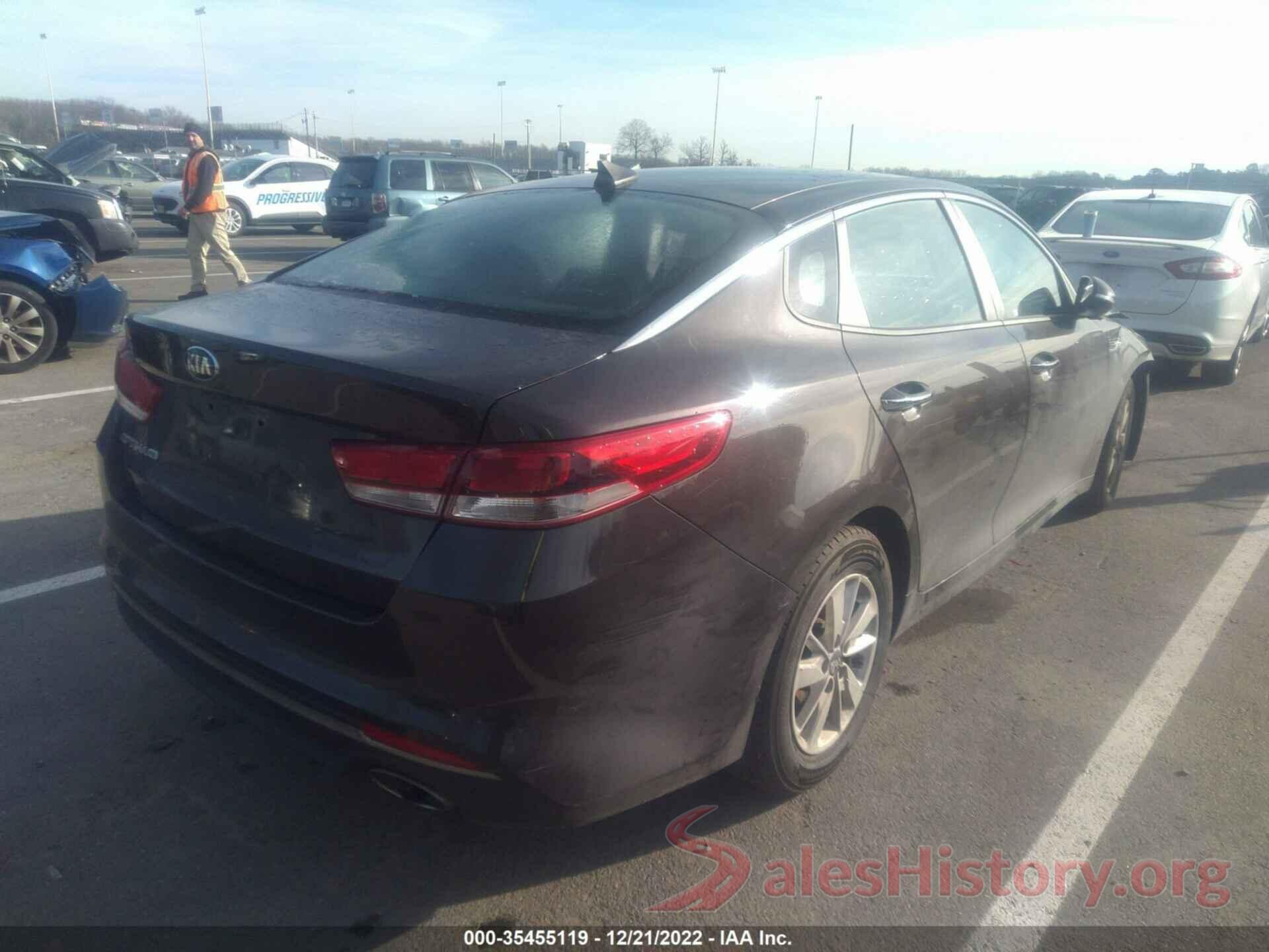 KNAGT4L37J5235435 2018 KIA OPTIMA