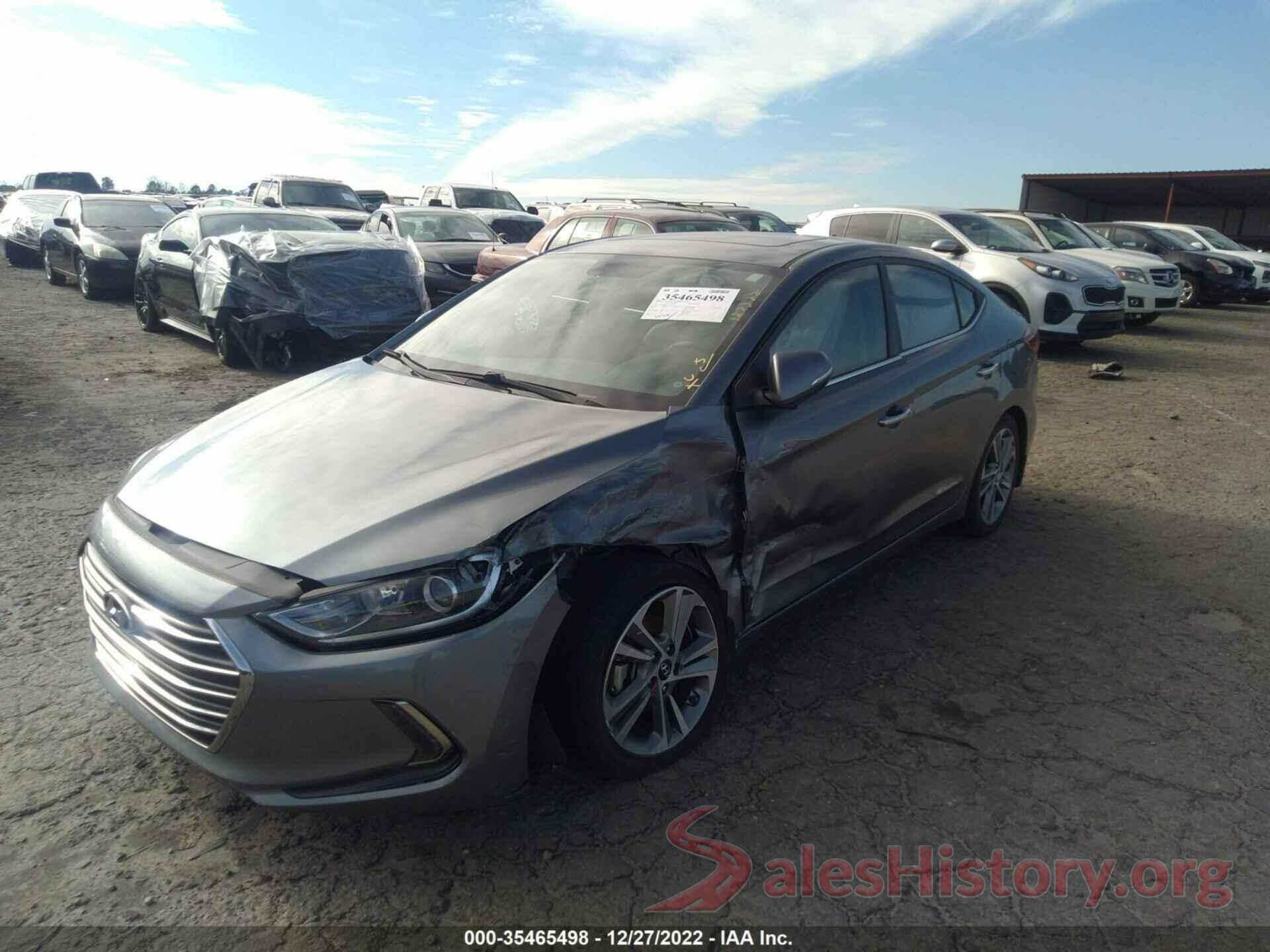 KMHD84LF3HU291322 2017 HYUNDAI ELANTRA