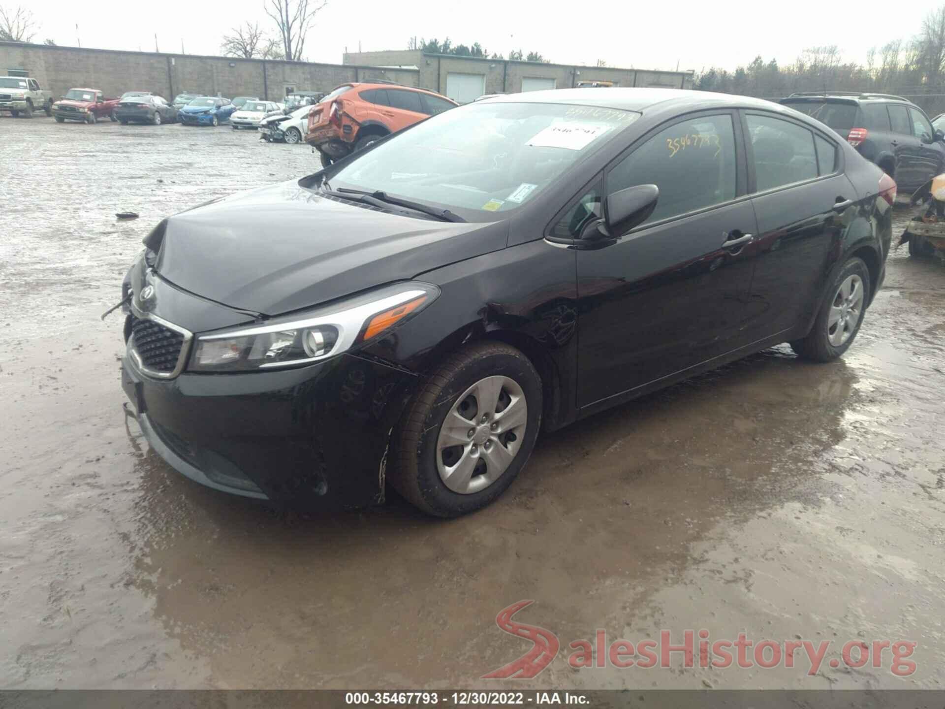 3KPFK4A71HE090107 2017 KIA FORTE