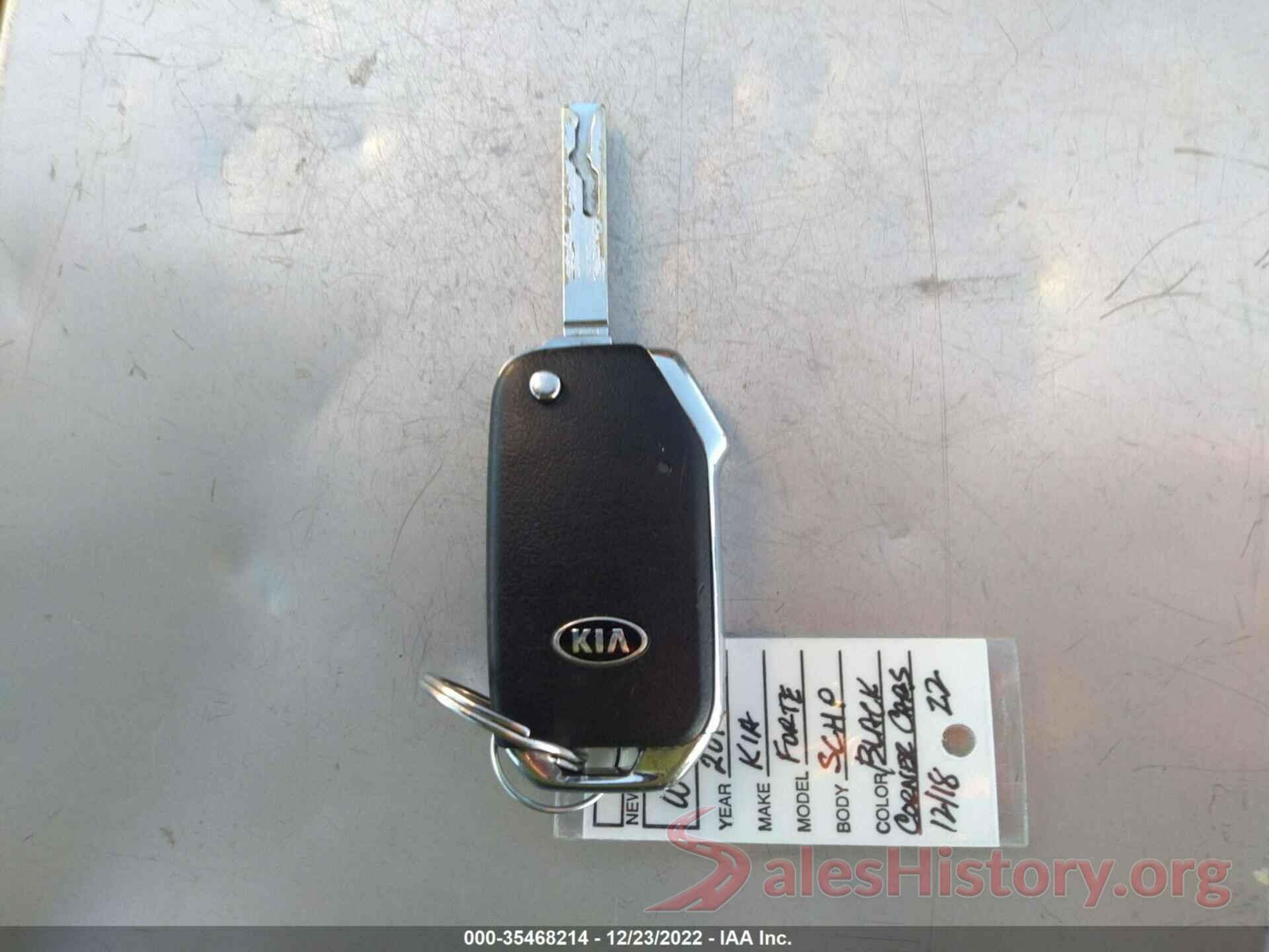 3KPF24ADXKE045311 2019 KIA FORTE