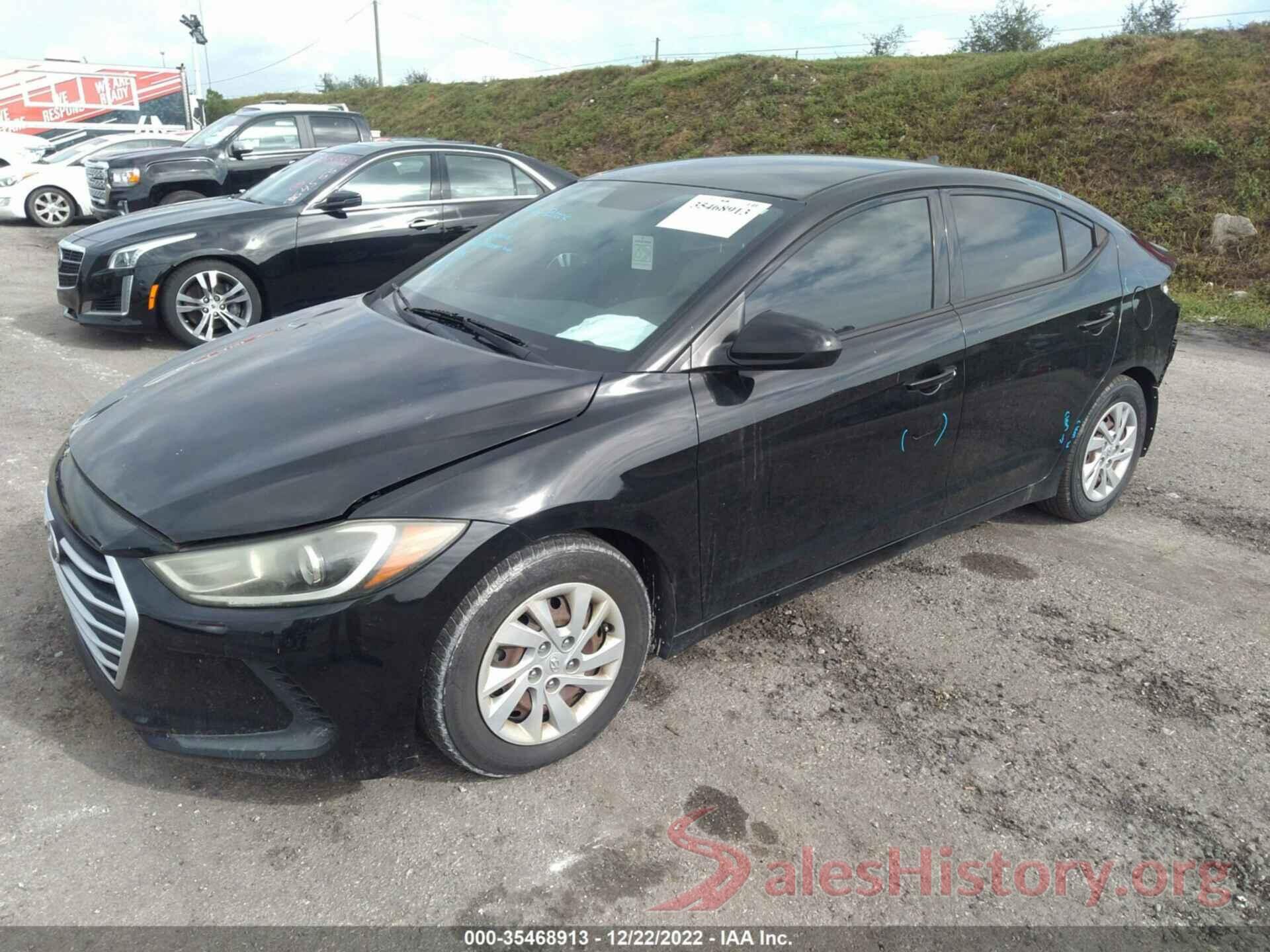 5NPD74LF6HH173539 2017 HYUNDAI ELANTRA