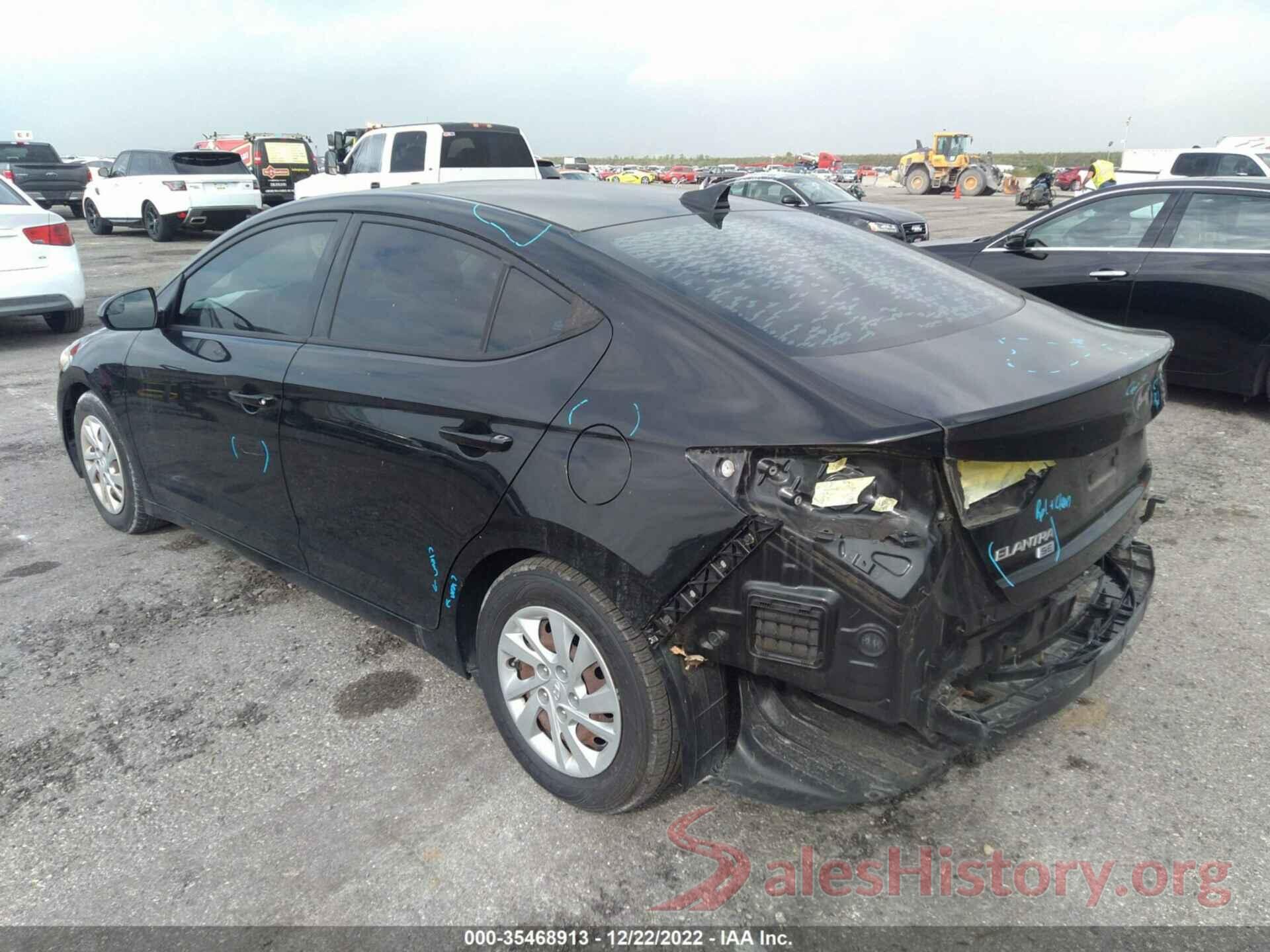 5NPD74LF6HH173539 2017 HYUNDAI ELANTRA