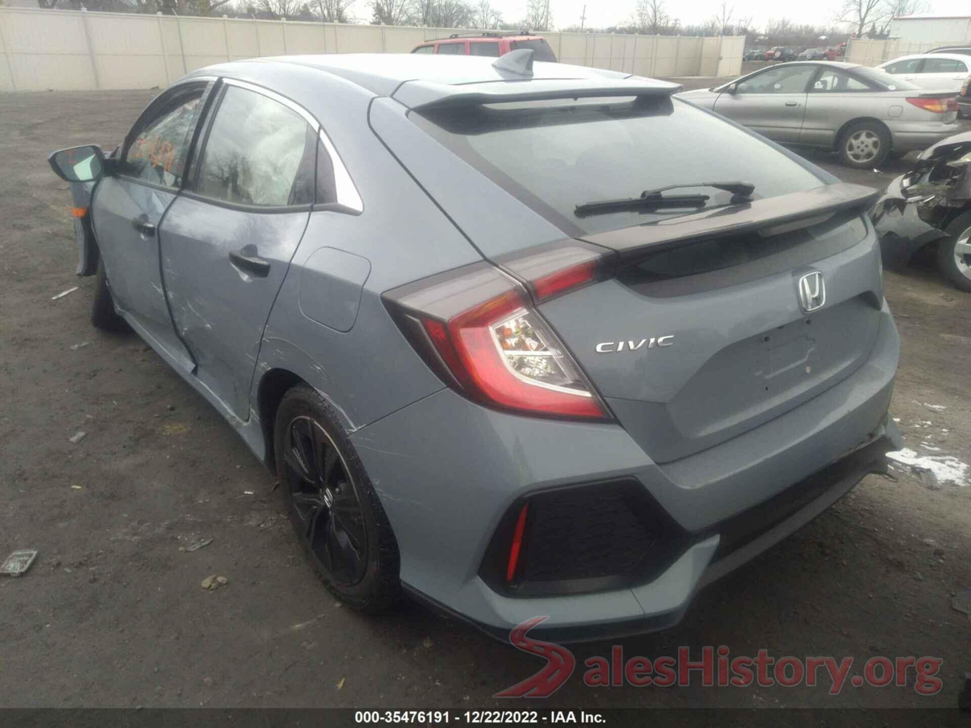 SHHFK7H68KU214422 2019 HONDA CIVIC HATCHBACK