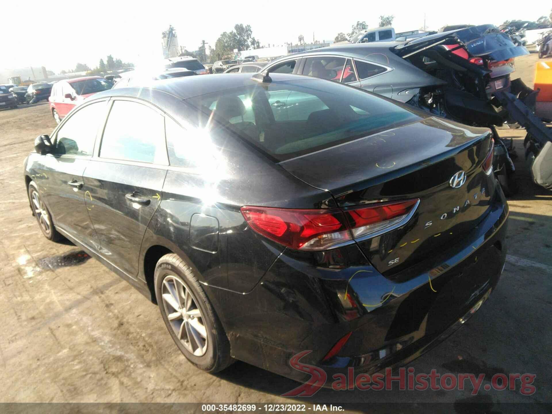 5NPE24AF4JH600616 2018 HYUNDAI SONATA