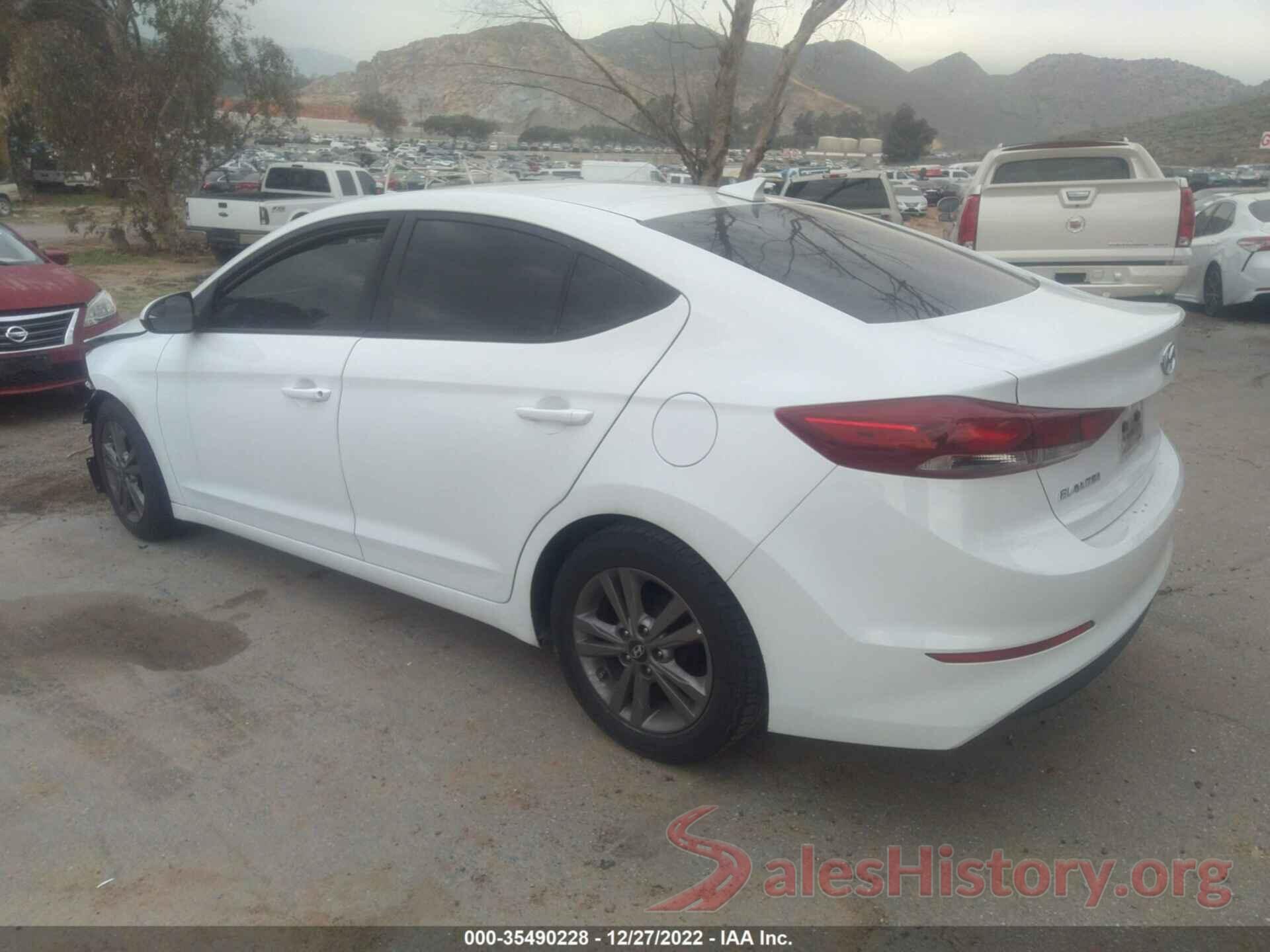 5NPD84LF9HH134392 2017 HYUNDAI ELANTRA