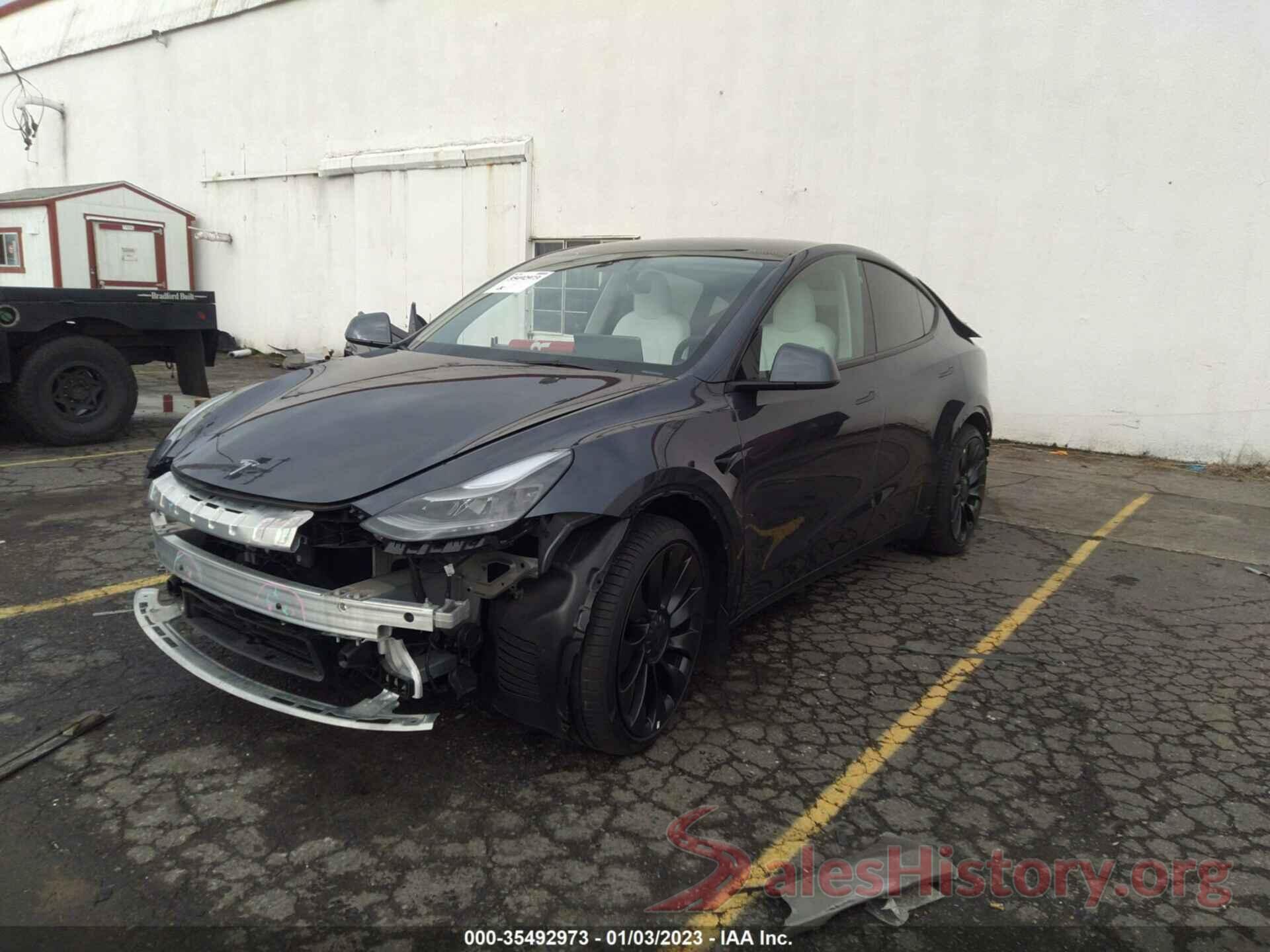 7SAYGDEF5NF459586 2022 TESLA MODEL Y