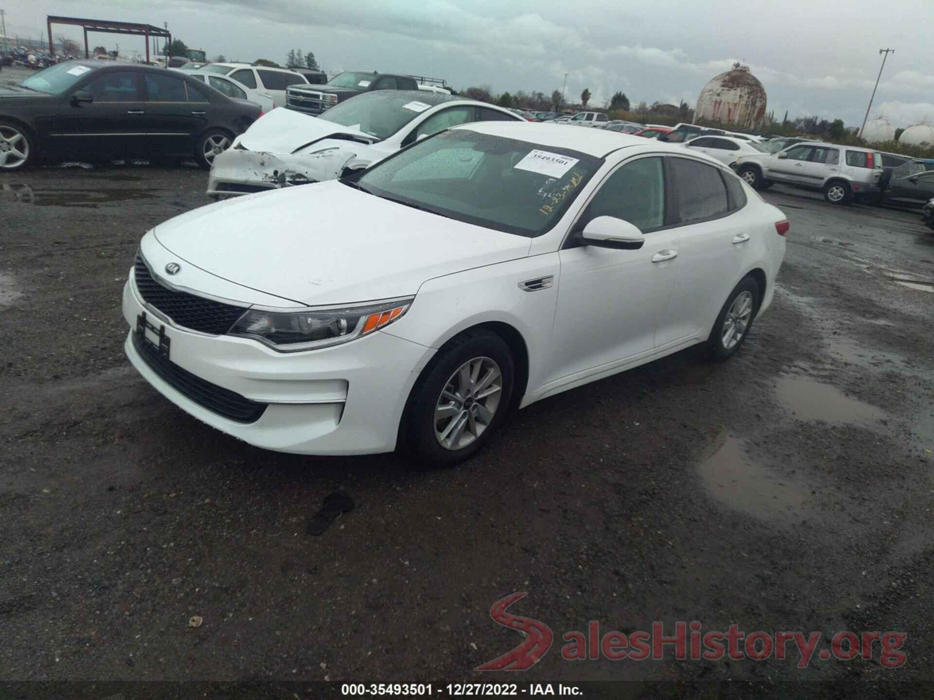 KNAGT4L35J5198269 2018 KIA OPTIMA