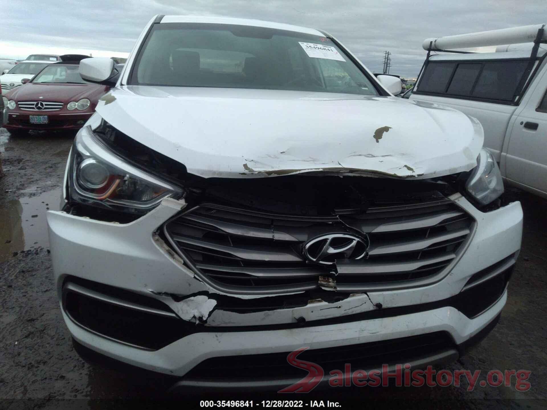 5NMZTDLB6JH072244 2018 HYUNDAI SANTA FE SPORT