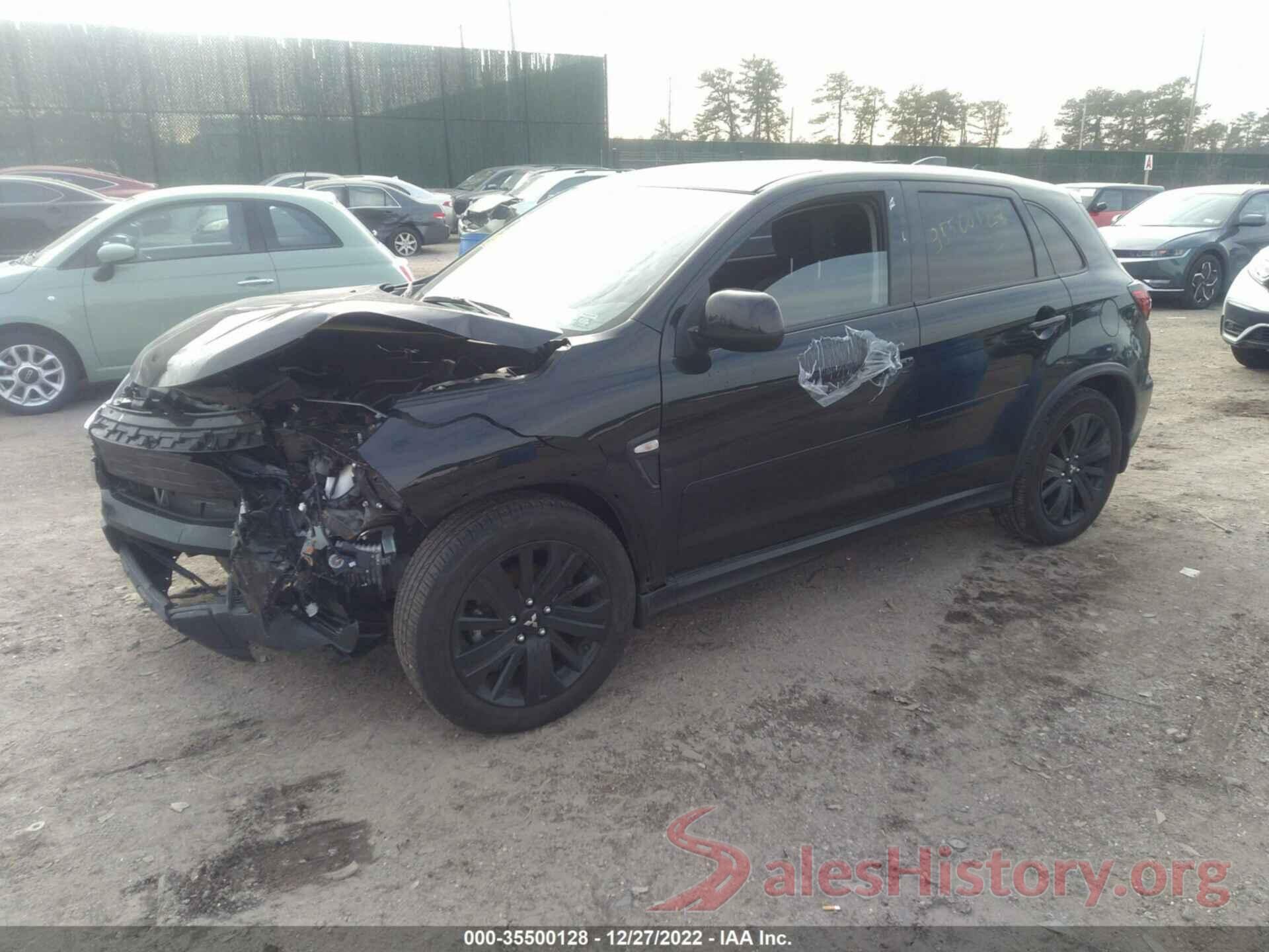 JA4ARUAU9MU020839 2021 MITSUBISHI OUTLANDER SPORT